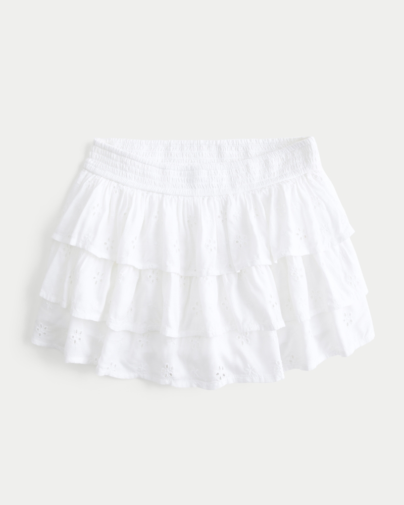 Women's Tiered Mini Skort Women's Clearance