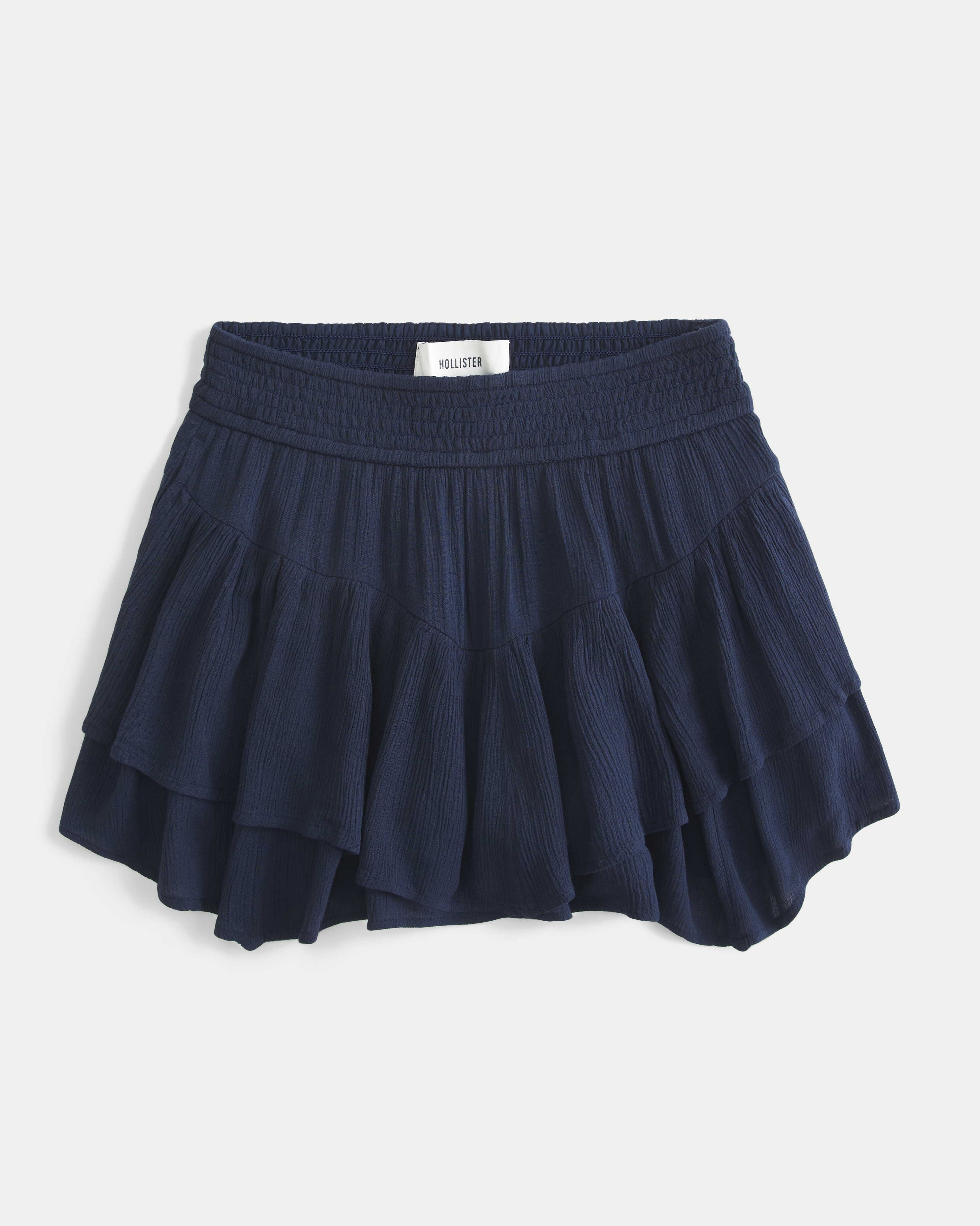 Women's Asymmetrical Hem Tiered Mini Skort | Women's