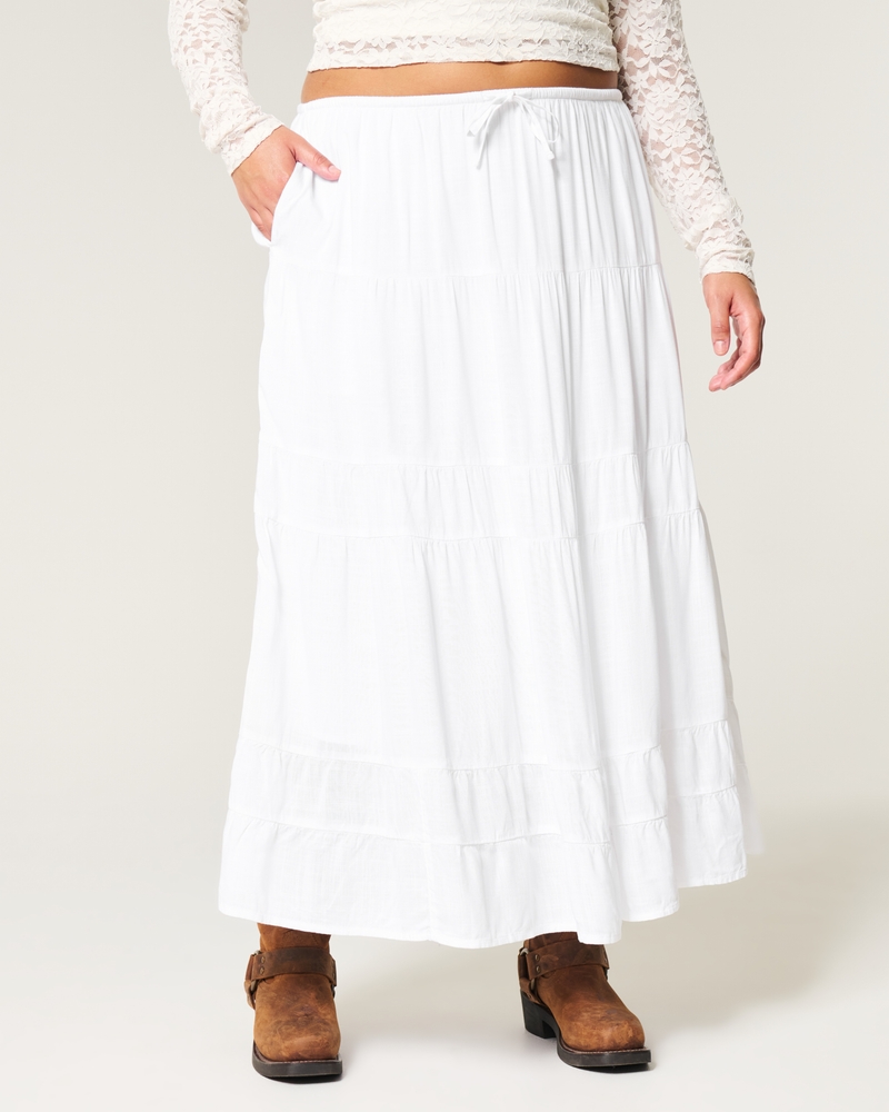 Tiered Maxi Skirt