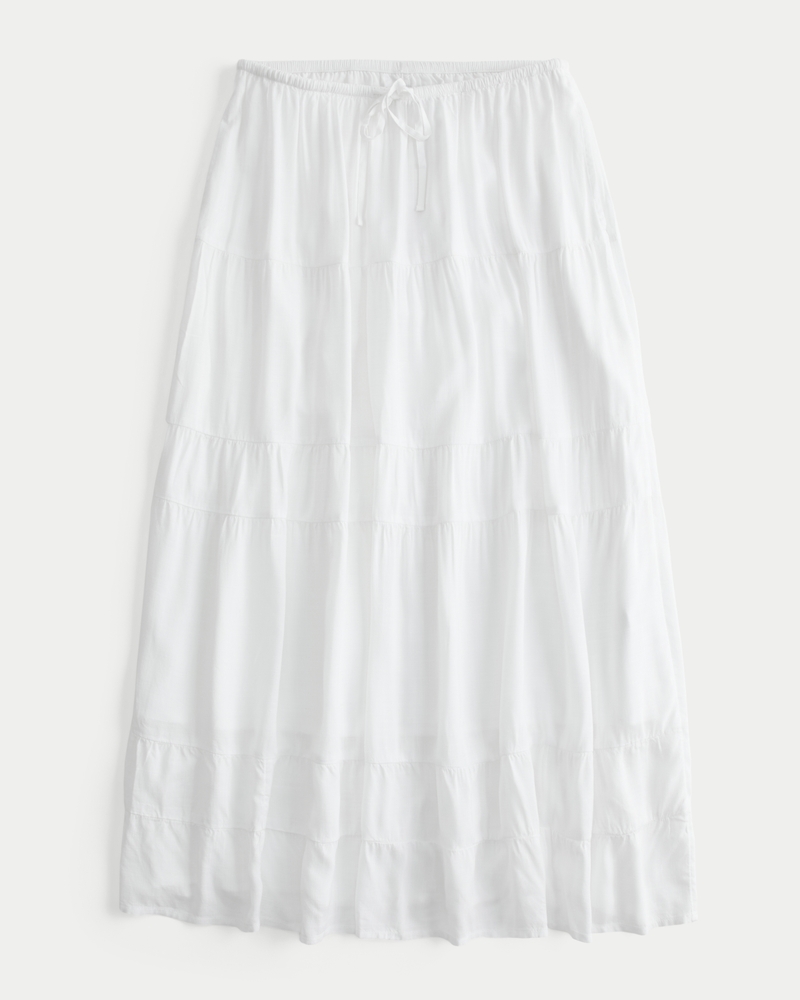 Tiered Maxi Skirt