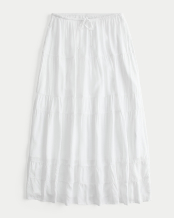 Women's Tiered Maxi Skirt | Women's Bottoms | HollisterCo.com