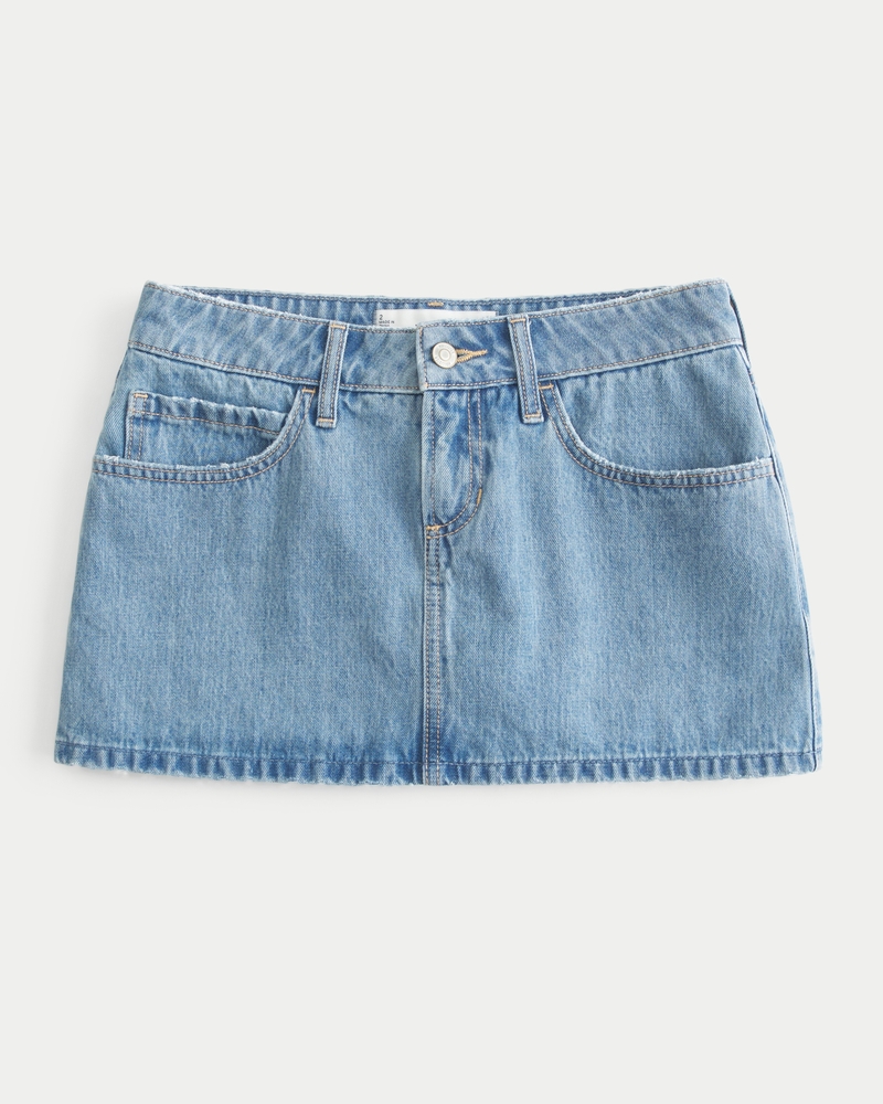 【PORTERNA】Retro Low Waist Short Skirt MBJ WB2382 Women's Casual Mini Flared Plain Pleated Skater
