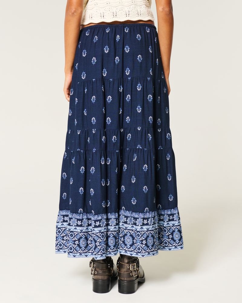 Tiered Maxi Skirt