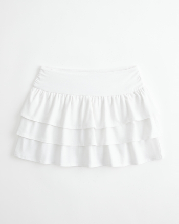 Women's Ruffle Knit Mini Skort | Women's Bottoms | HollisterCo.com