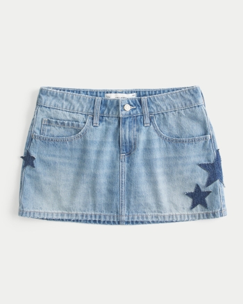 Lovely Weekend Simple Denim Mini Skort