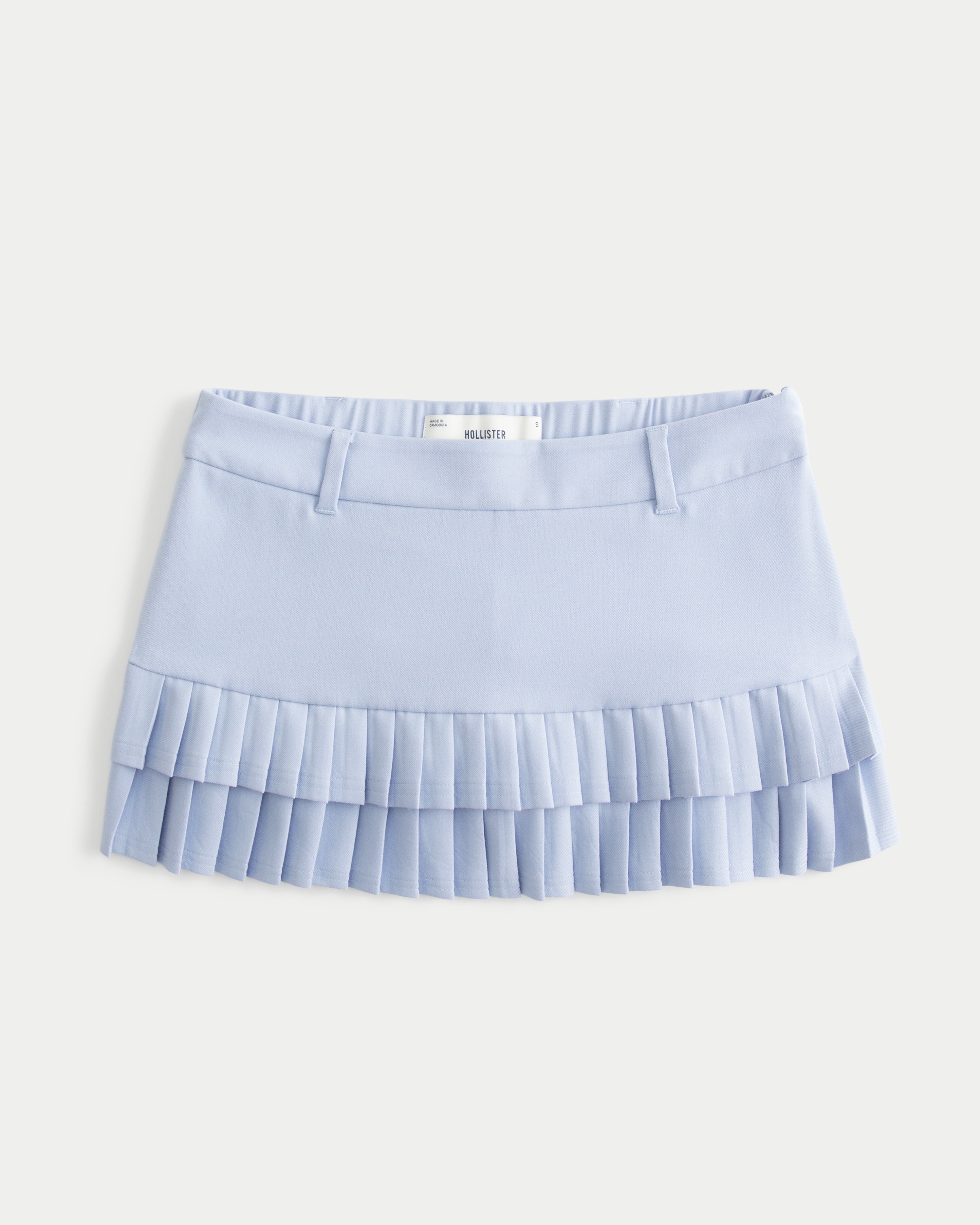★SCULPTOR★ Cotton Pleats Micro Skort Soft Brown SC24S410BR Pleat Skort- Khaki – ShopThatStore.com