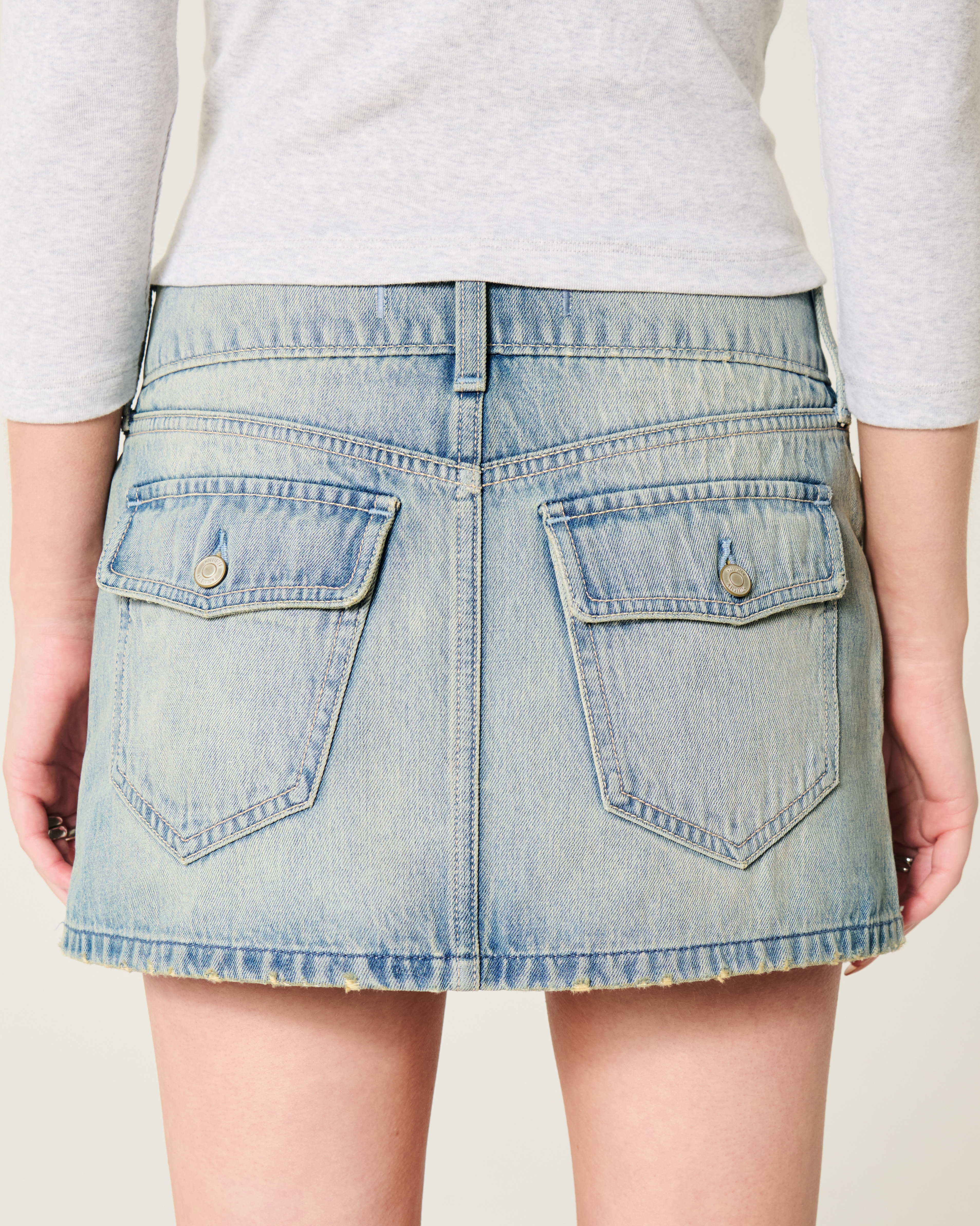 【Anyone more】Pow Pocket Mini Skirt Amazon.com: PEIHOT Jean Mini Skirts for Women Low Waisted