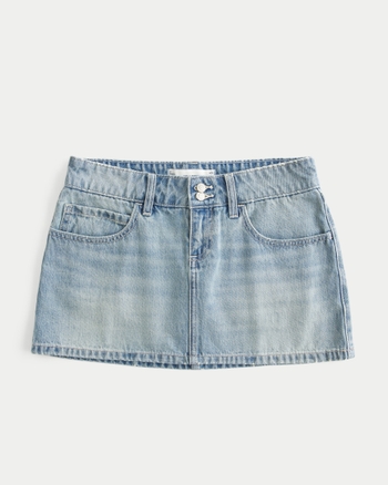 Low Rise Button Skort