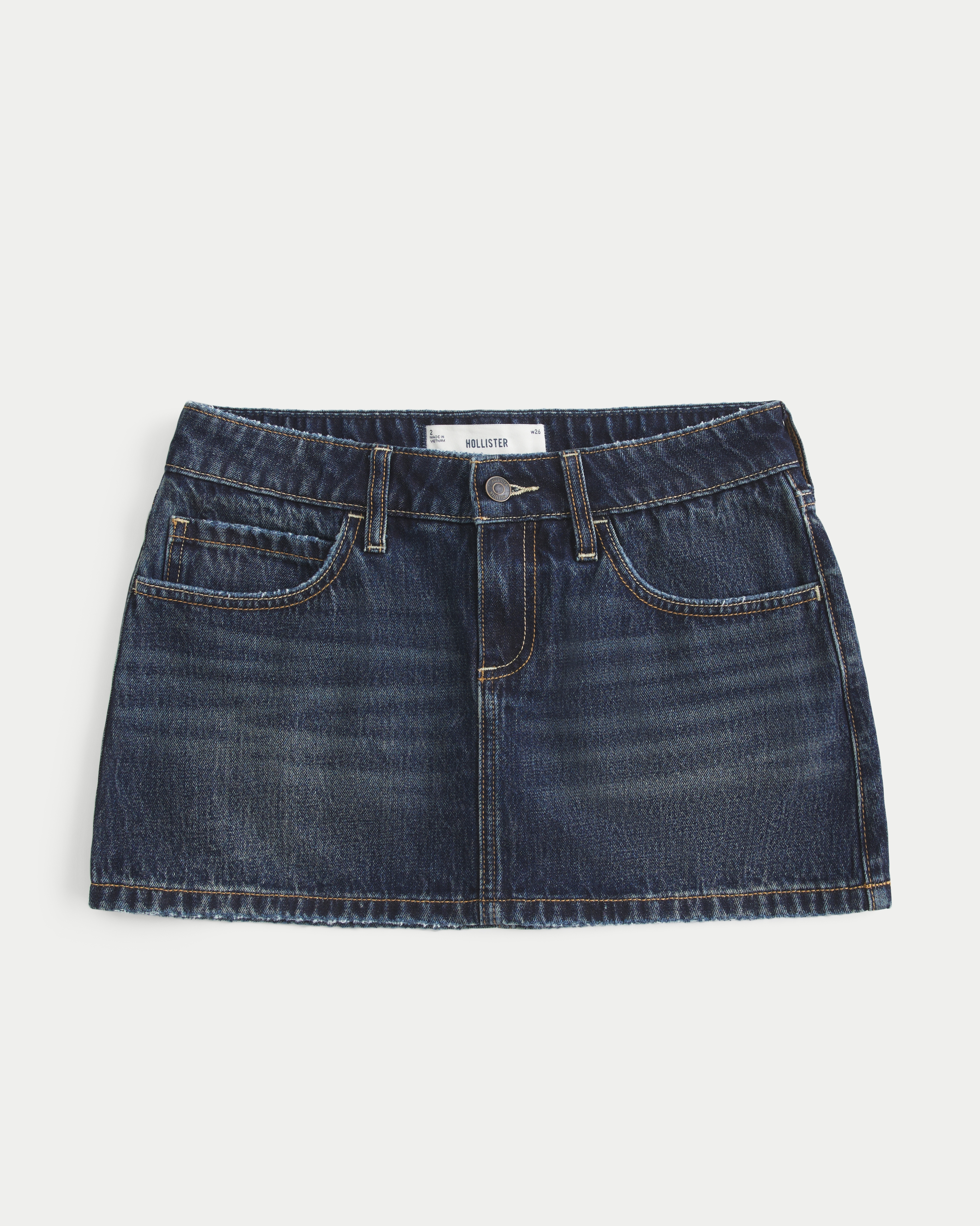 Hollister Low-rise Denim Mini Skort