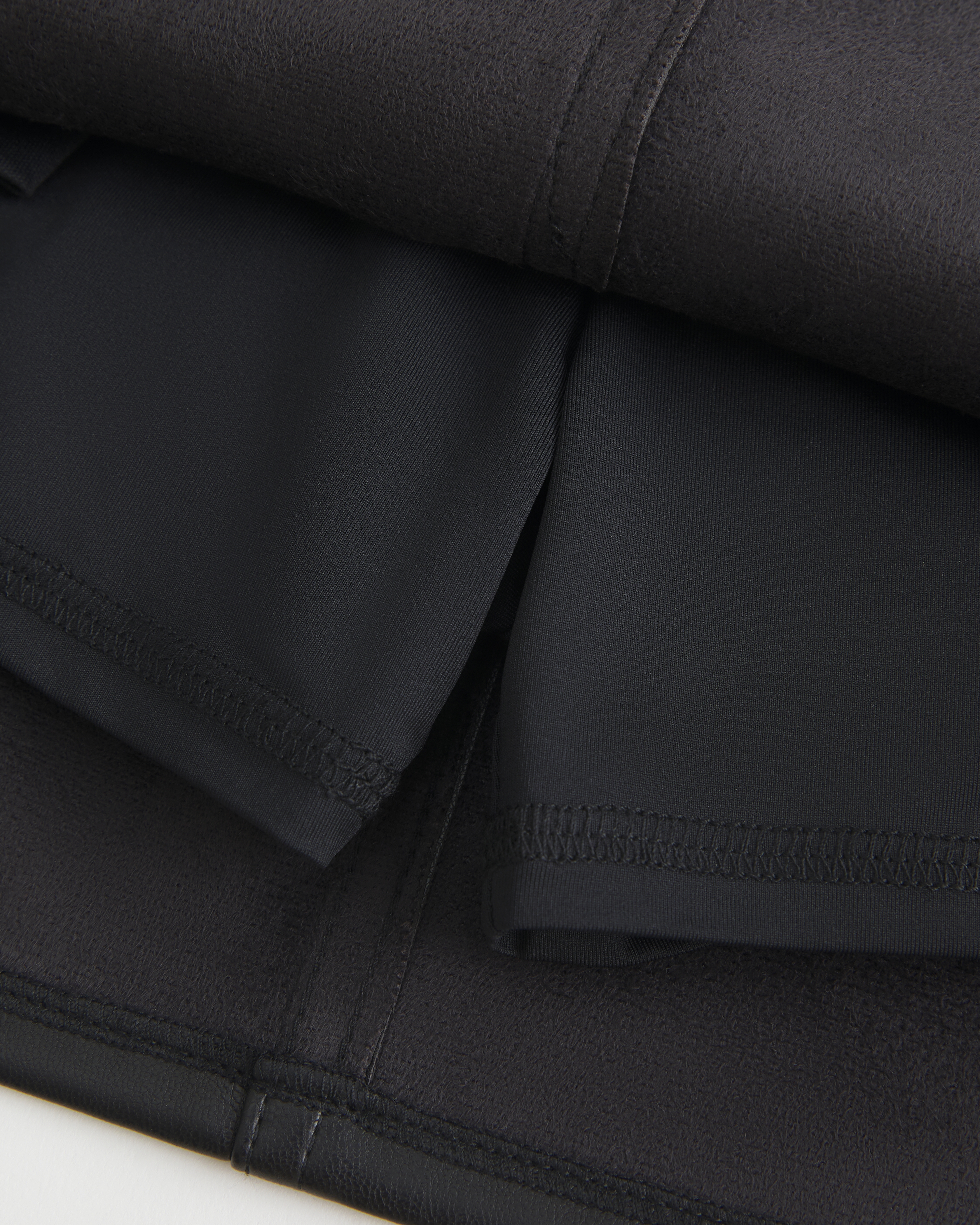 Vegan Leather Mini Skort