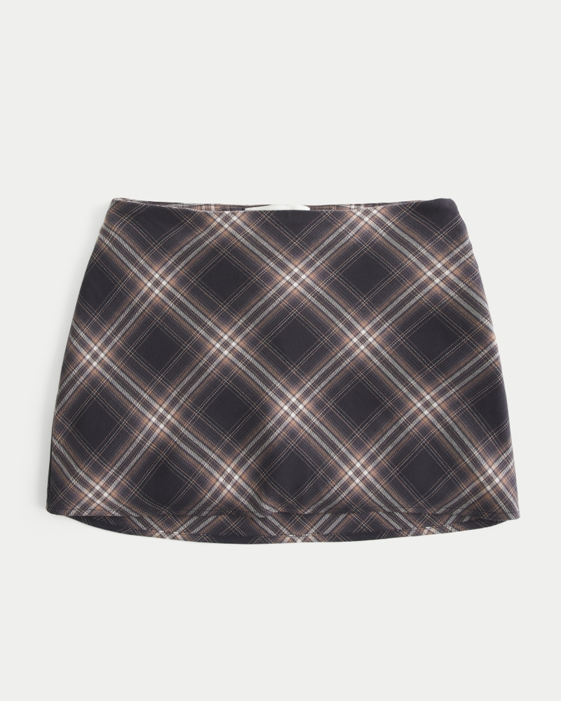 High-Rise A-Line Mini Skort
