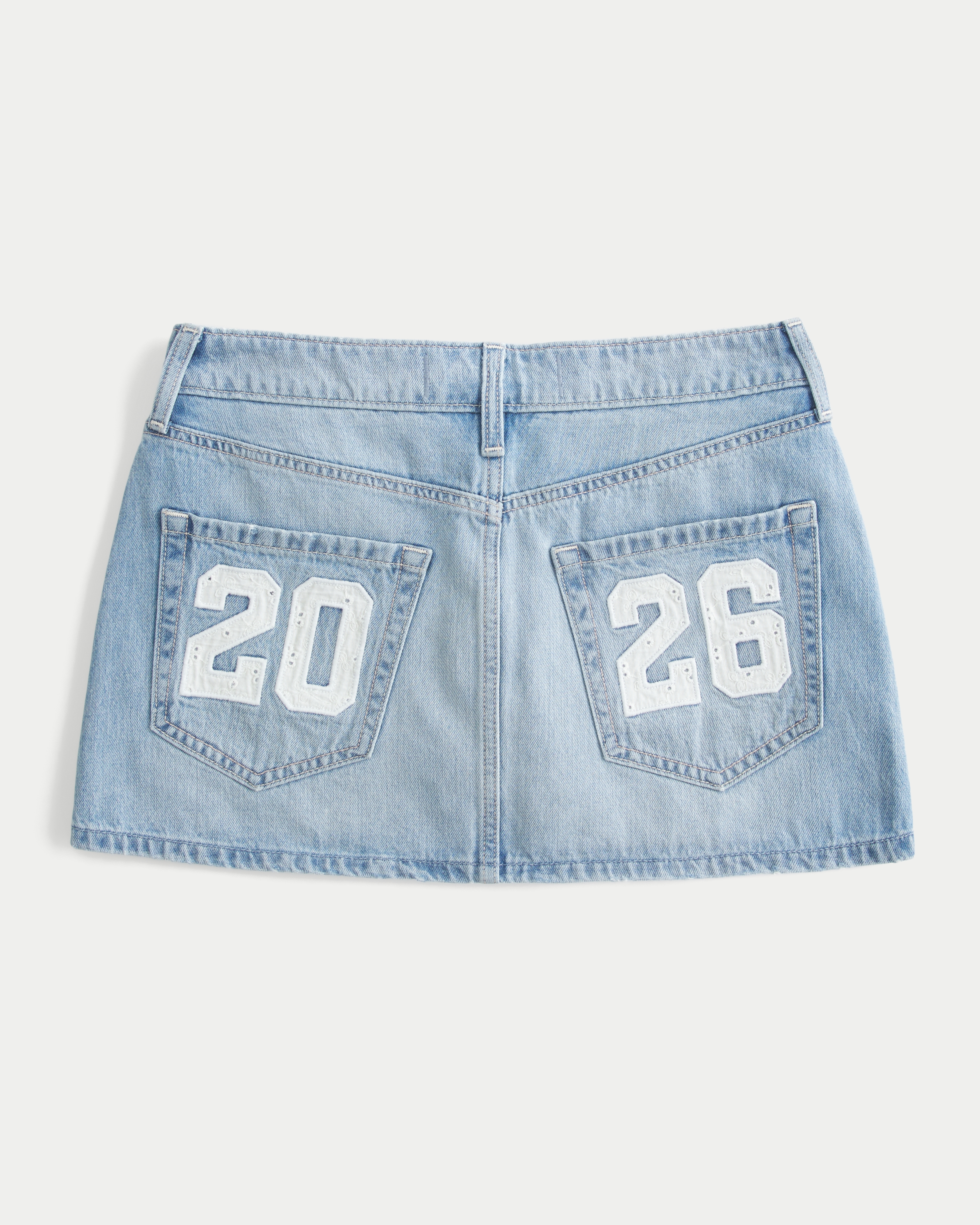 Low-Rise Class of '26 Denim Mini Skort