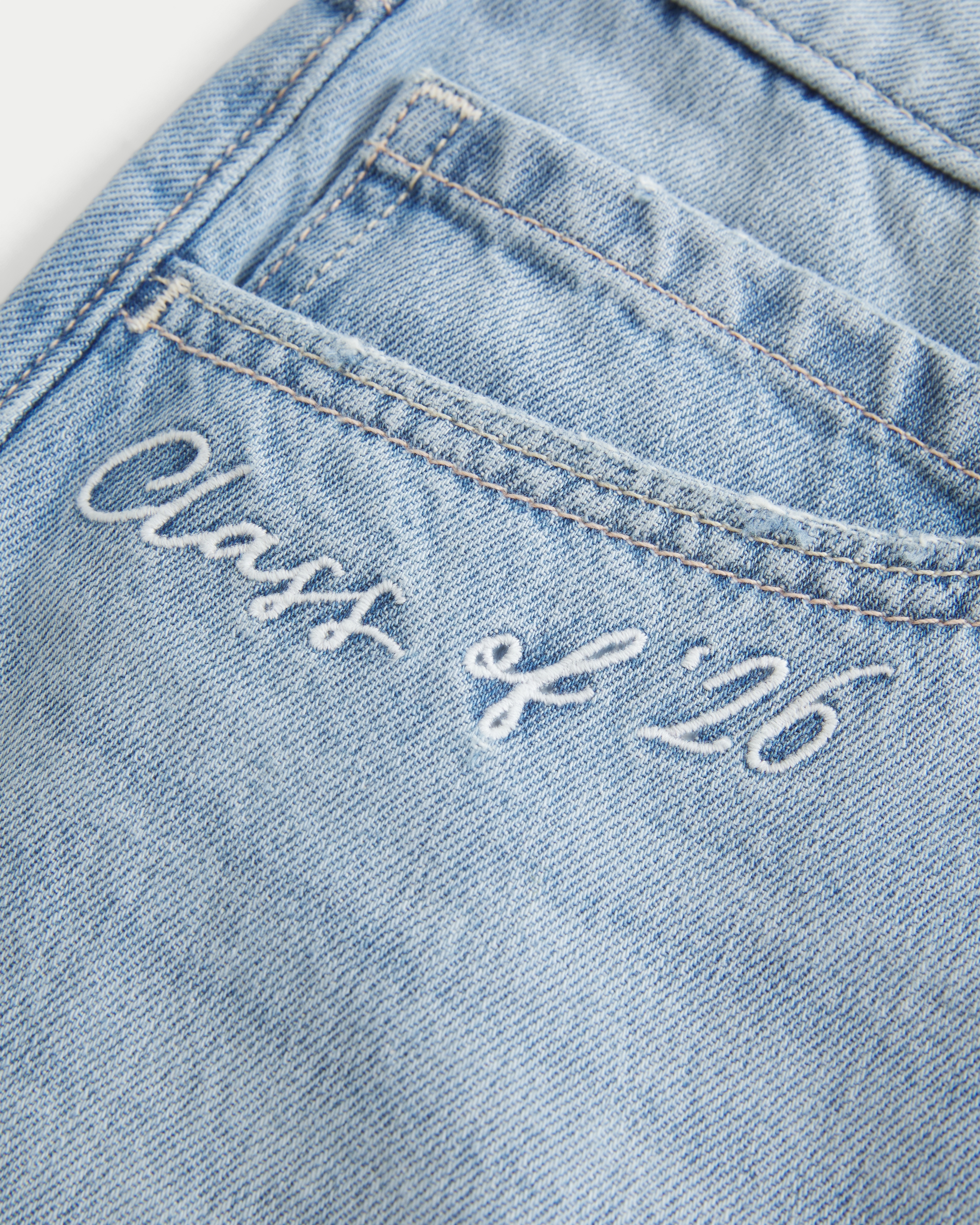 Low-Rise Class of '26 Denim Mini Skort