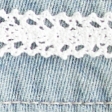 Hollister Low-rise Lace Tie Denim Mini Skort