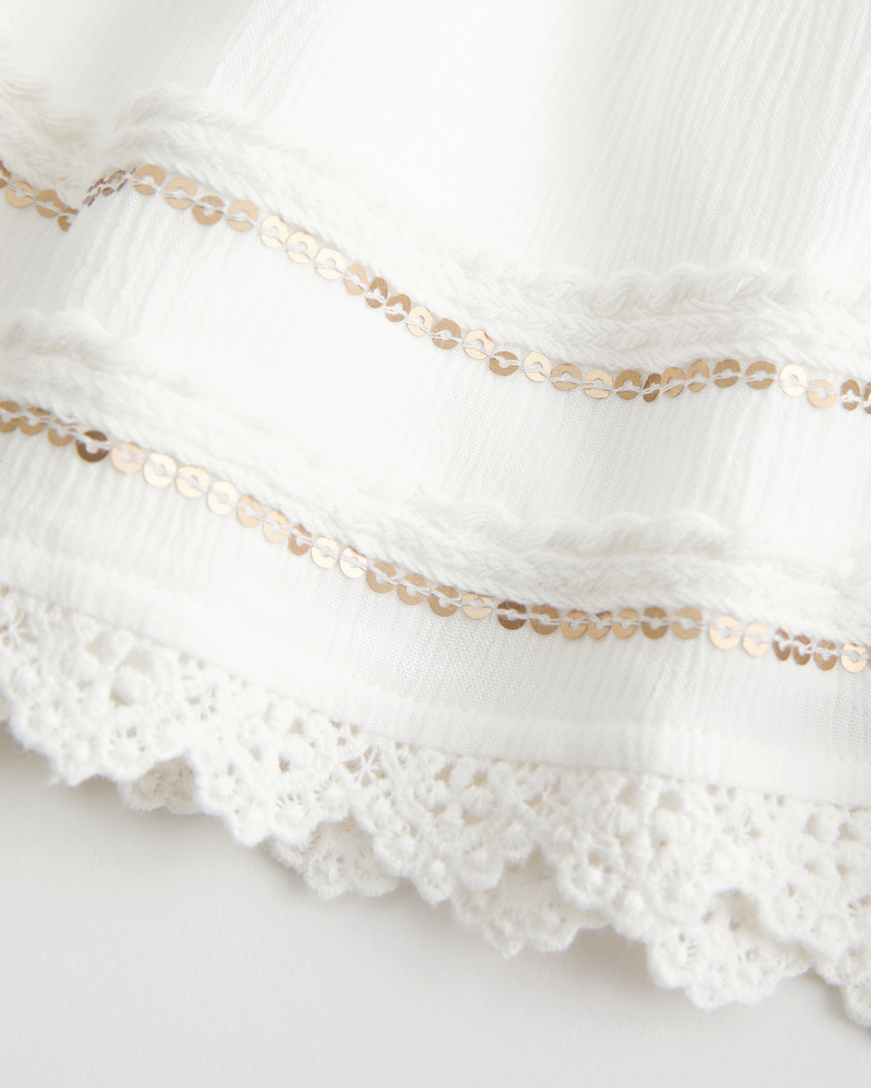 Hollister Lace Hem Mini Skort