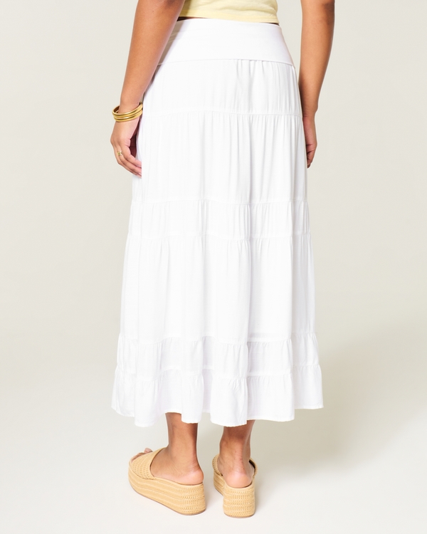 Women's 2-in-1 Convertible Maxi Skirt to Midi Dress | Women's Bottoms |  HollisterCo.com