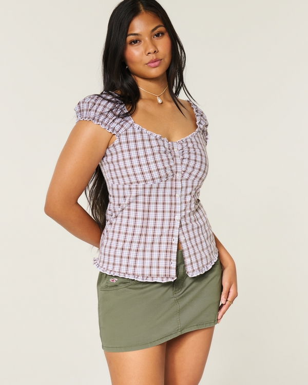 お取り置き　　スコート ユニクロ公式 | GIRLS ティアードミニスコート