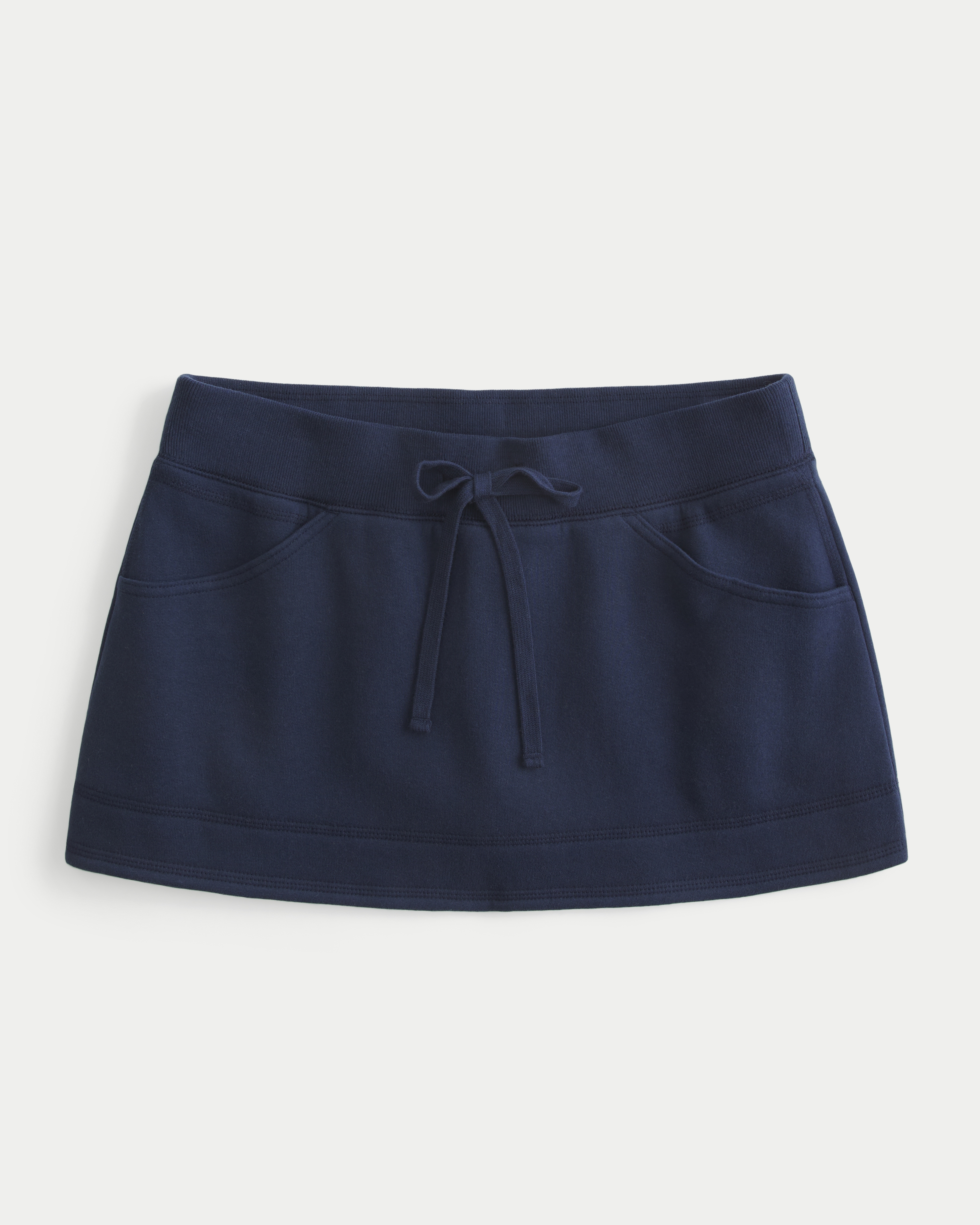 Low-Rise Fleece Mini Skort