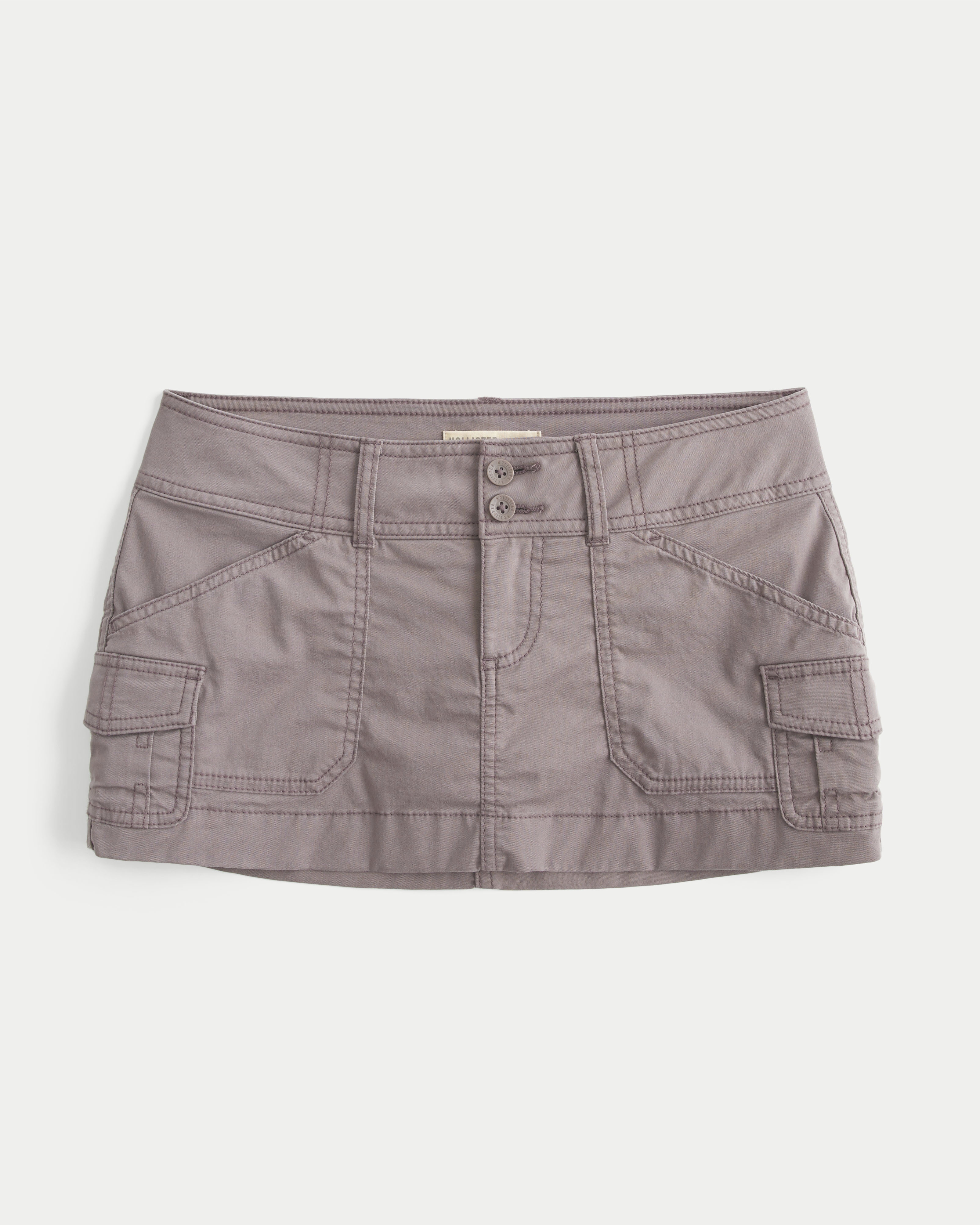 Ultra Low-Rise Cargo Mini Skort