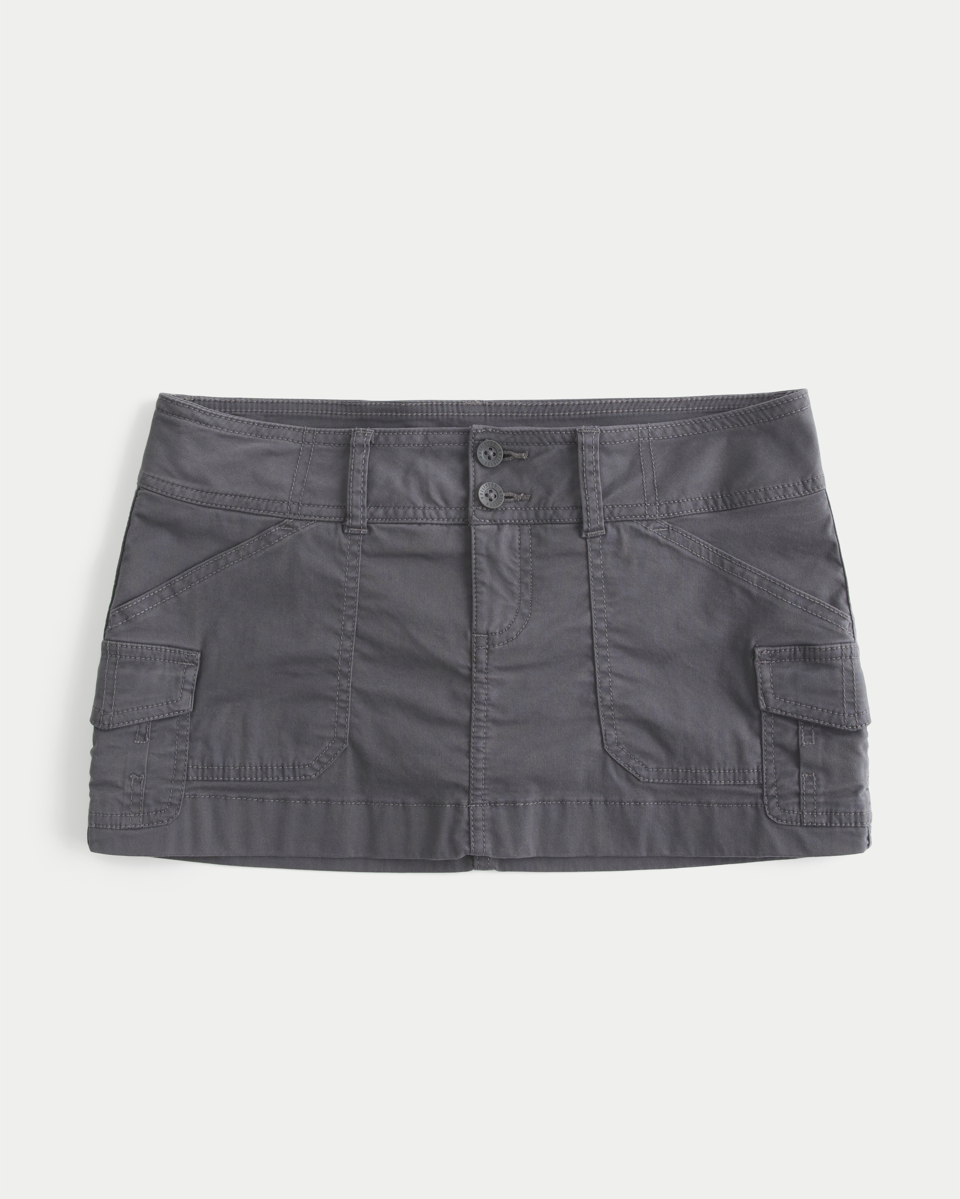 Ultra Low-Rise Cargo Mini Skort