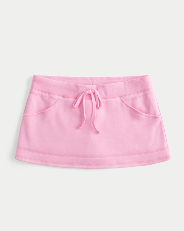 Fleece Mini Skort, Pink view 1