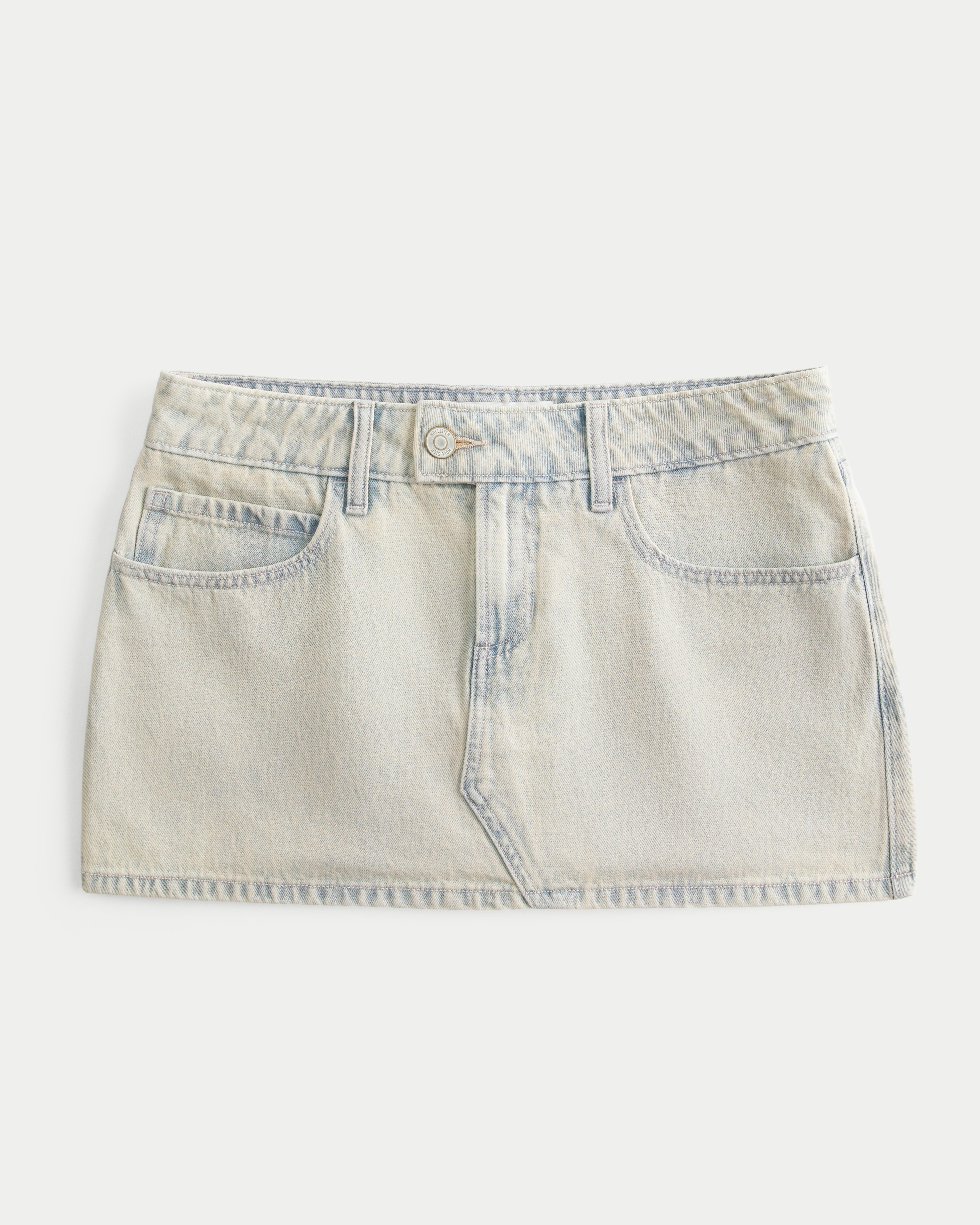 Hollister Low-rise Denim Mini Skort