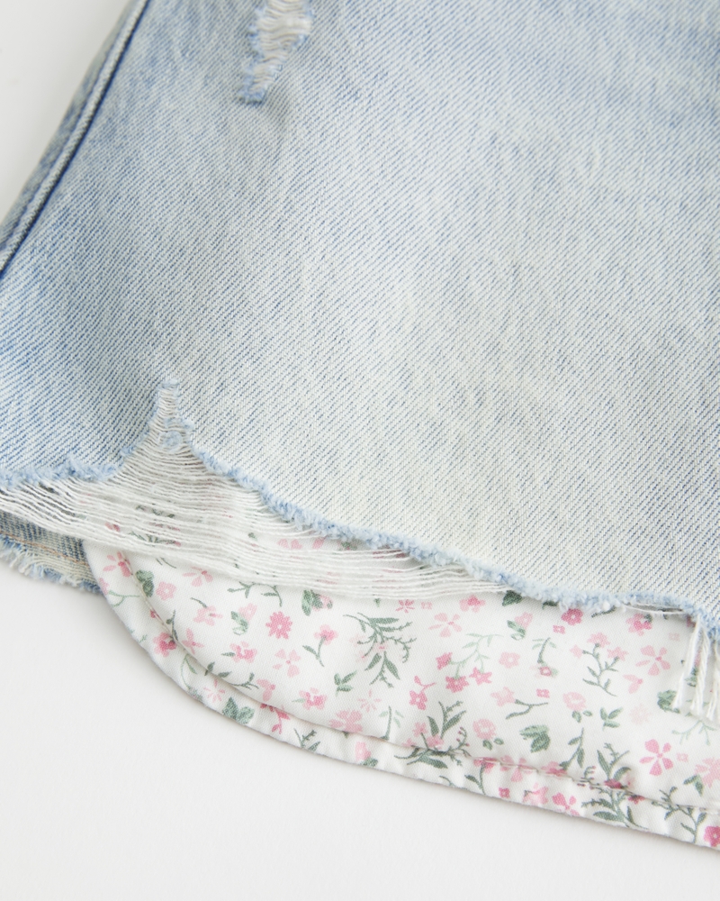 Denim Mini Skort