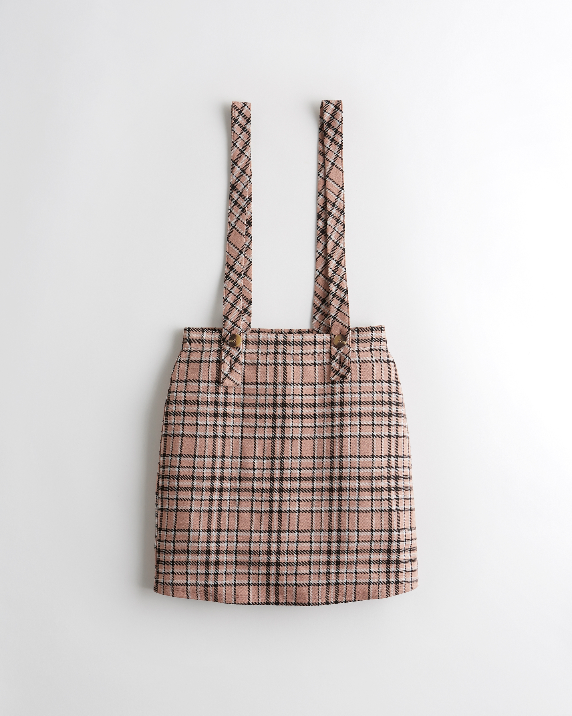 hollister black jean skirt