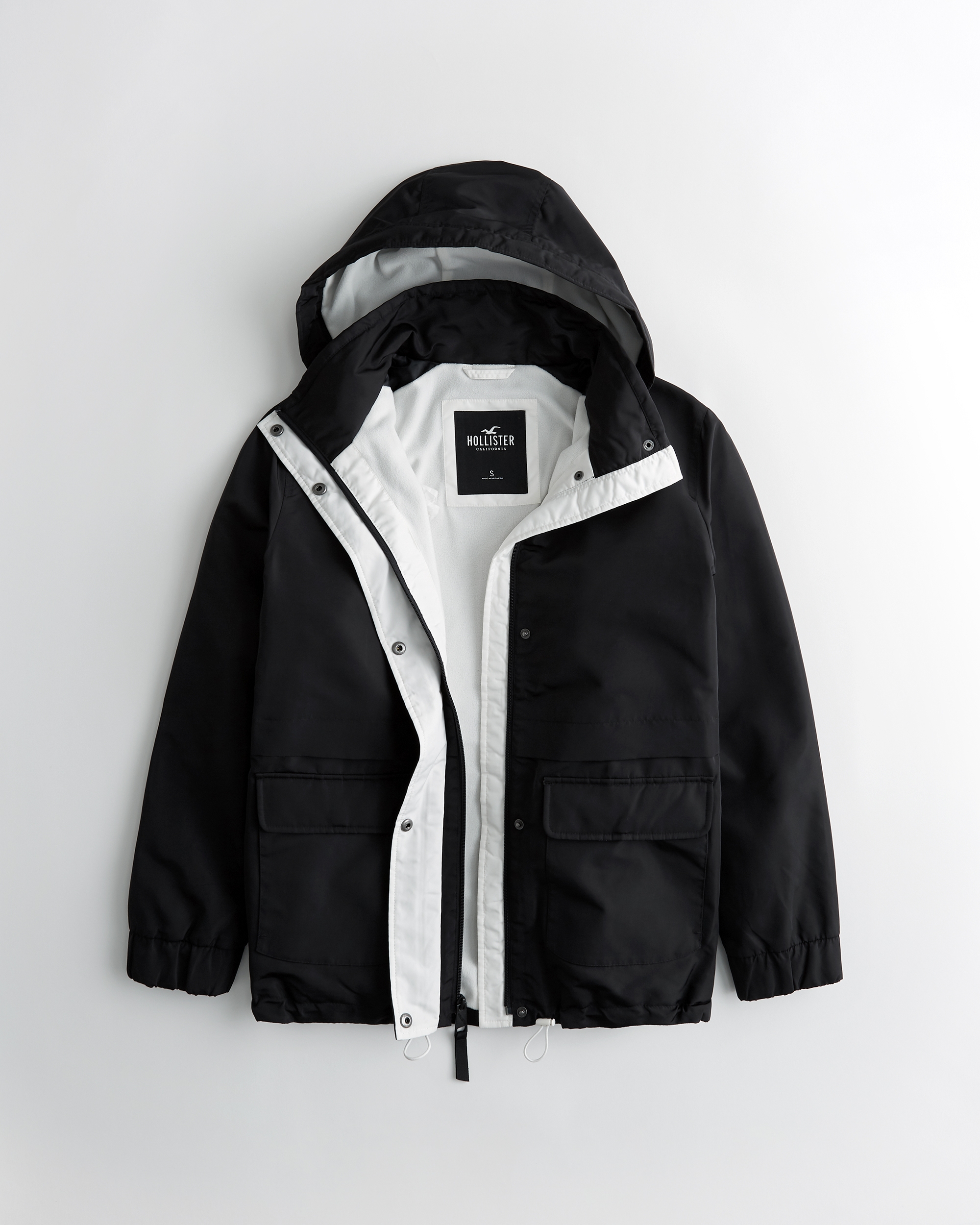 black denim jacket hollister