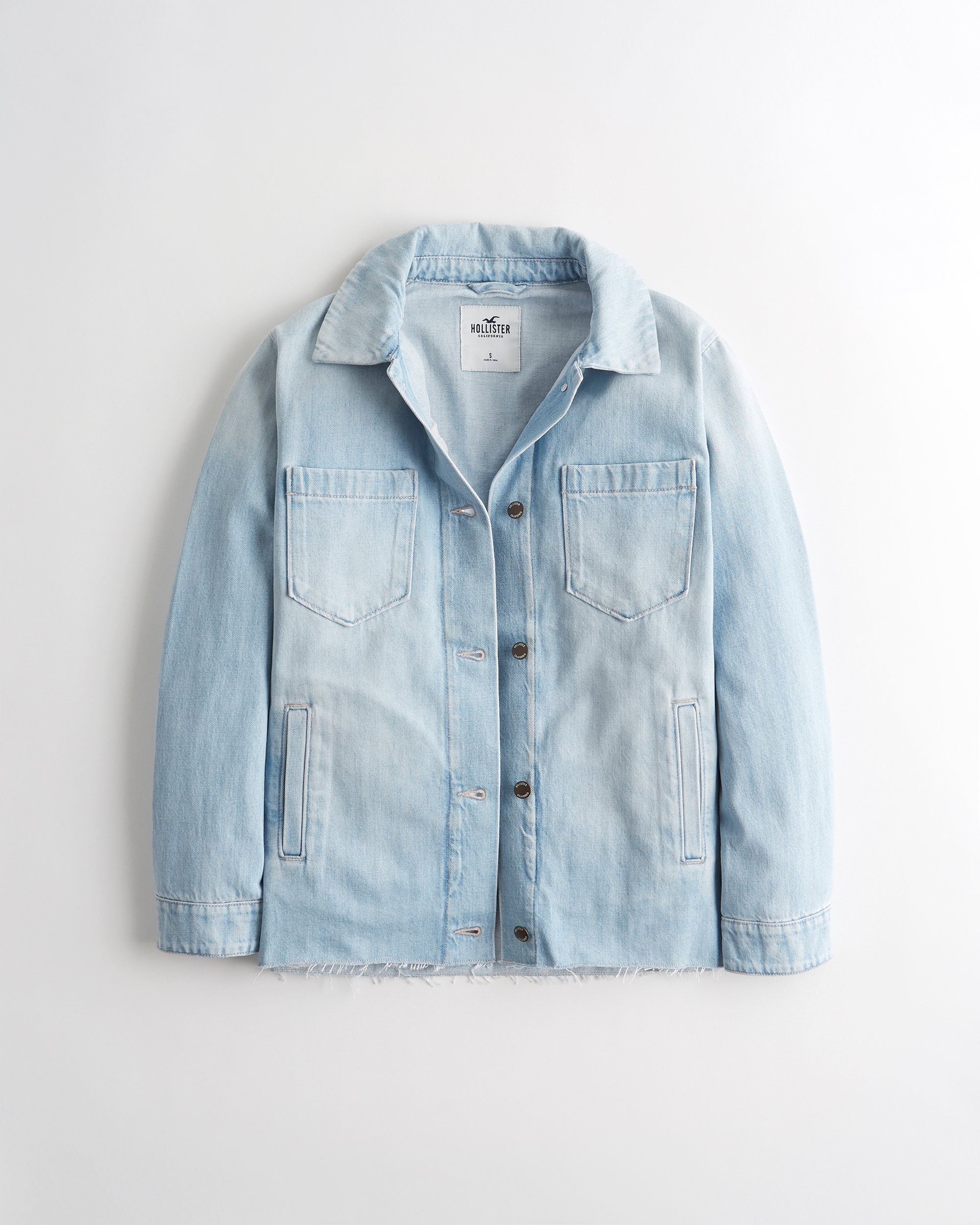 Hollister denim outlet shirt