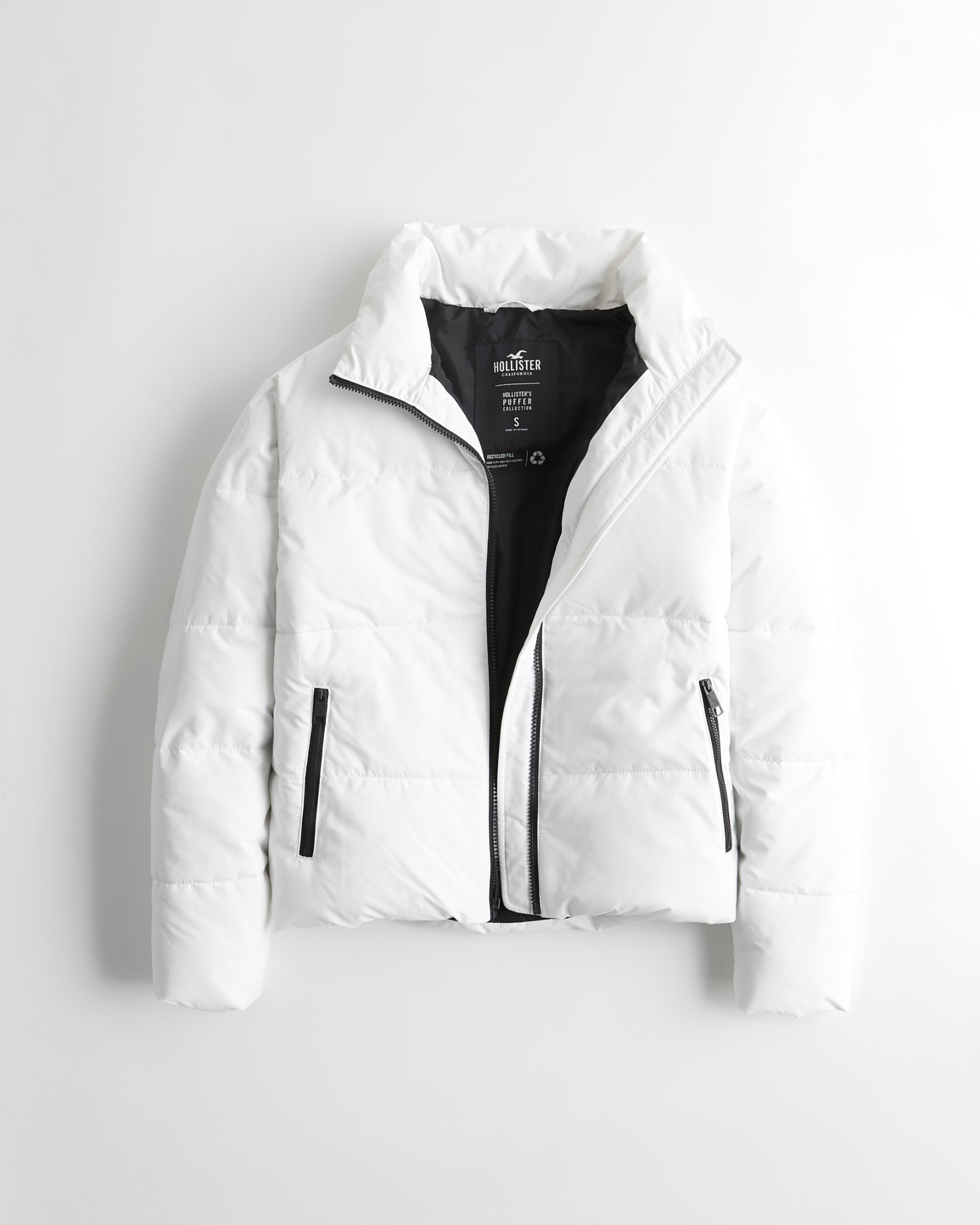 how to wash hollister puffer jacket