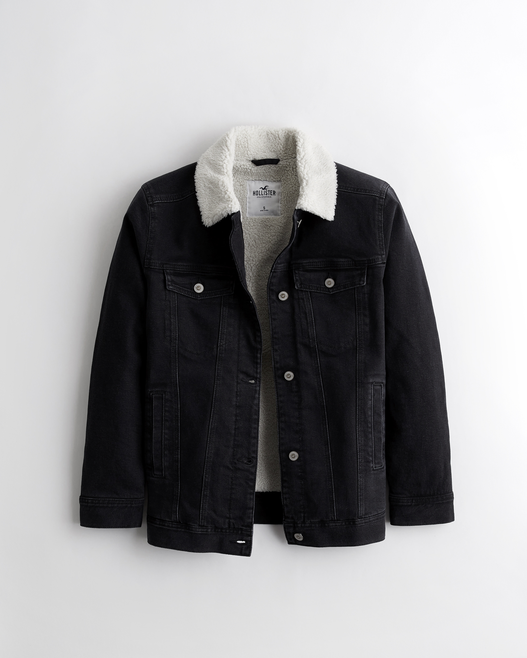 hollister sherpa jacket