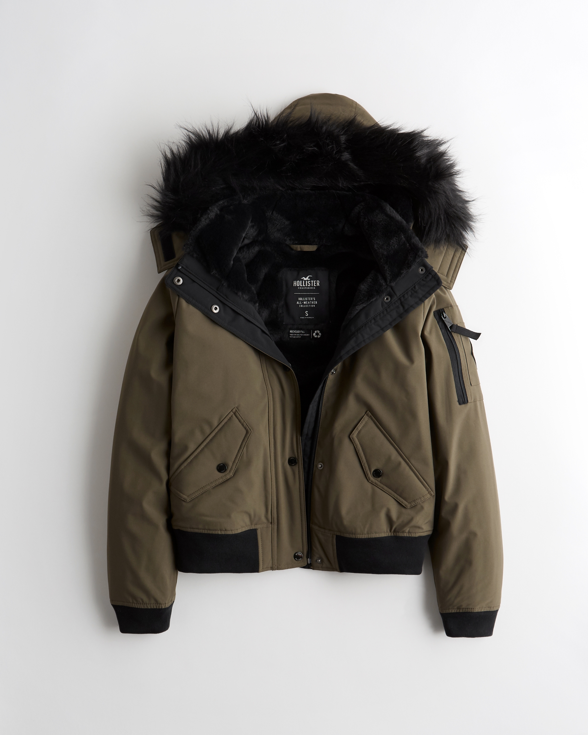 hollister girls coats