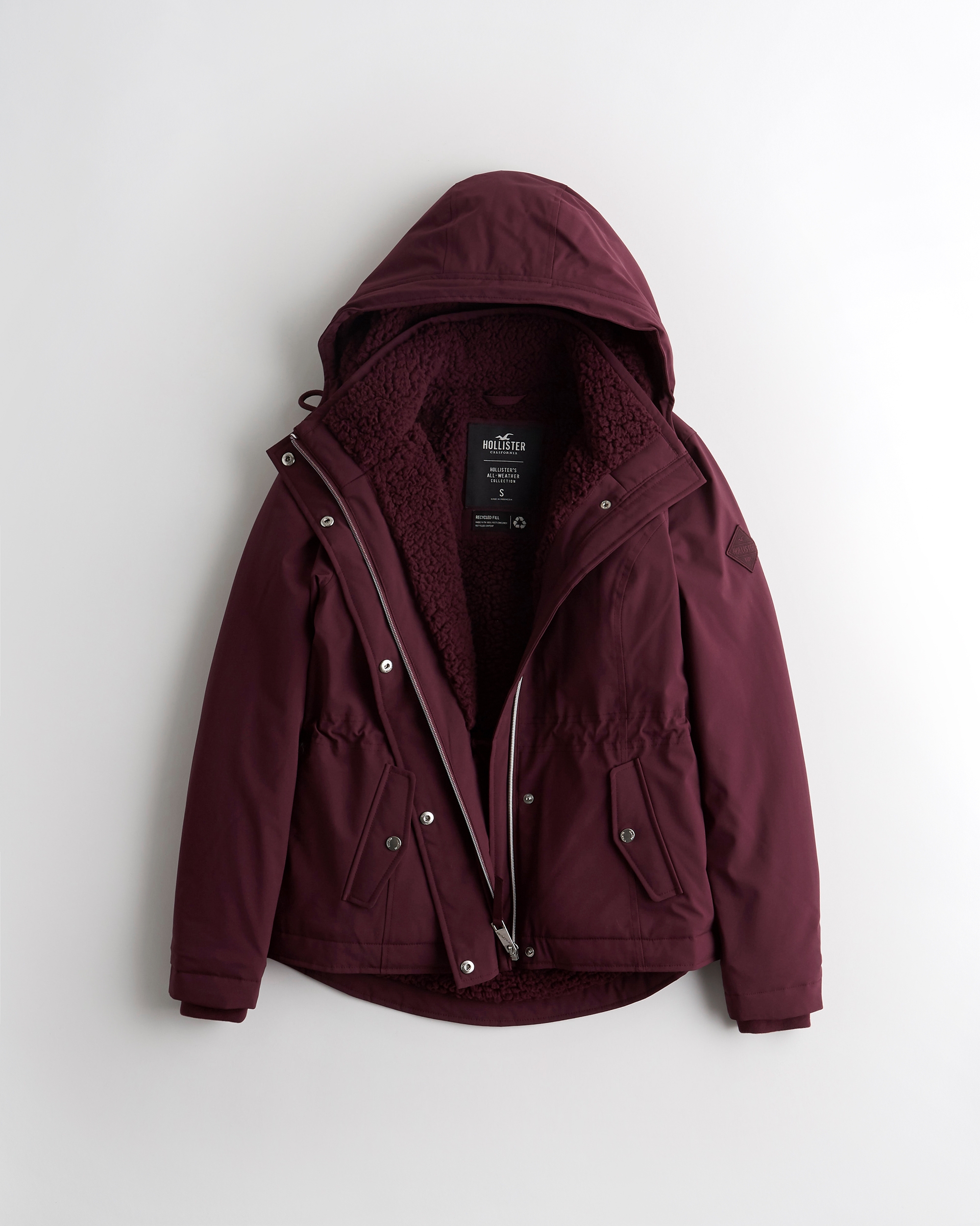 winter coats hollister