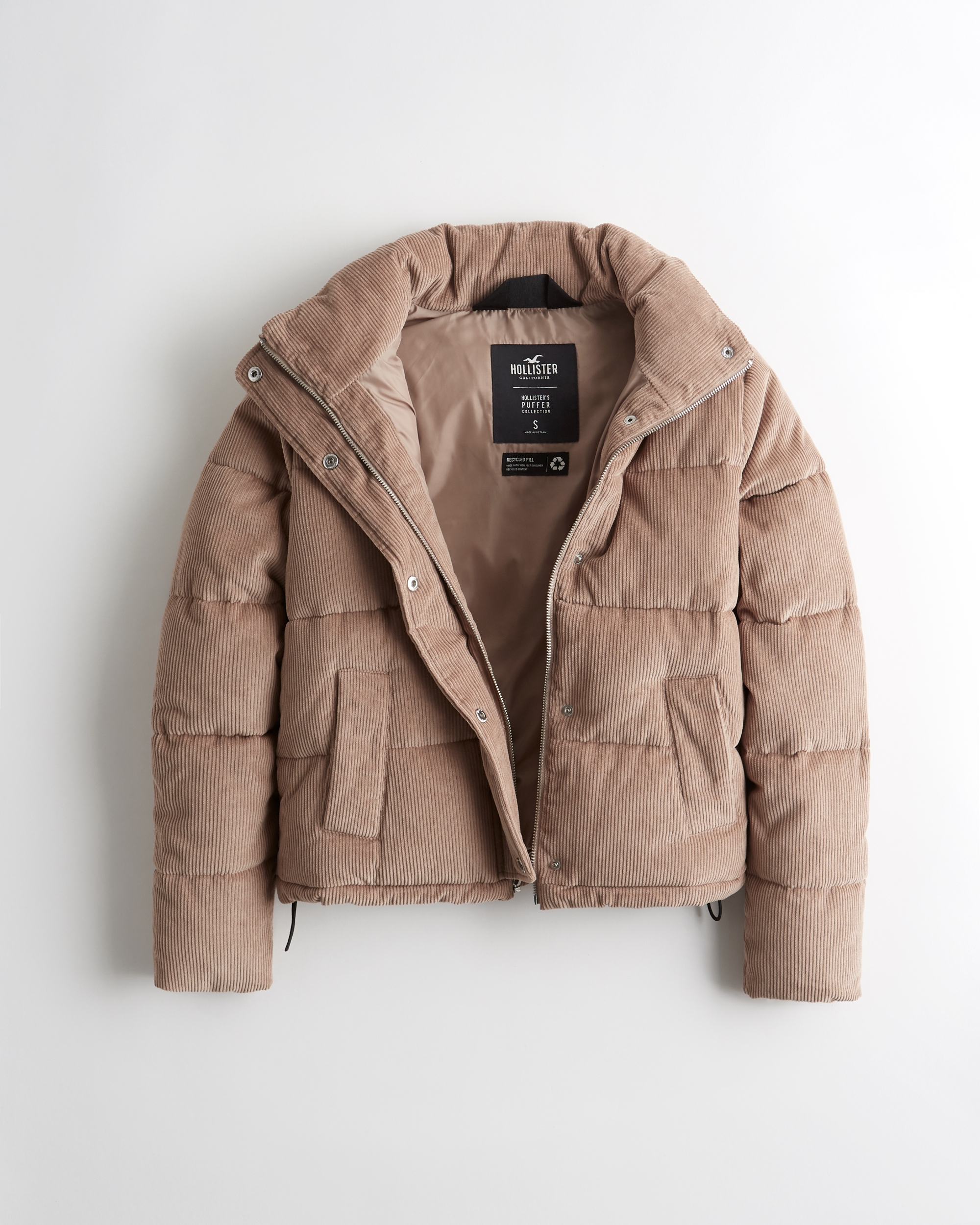 hollister bubble jacket