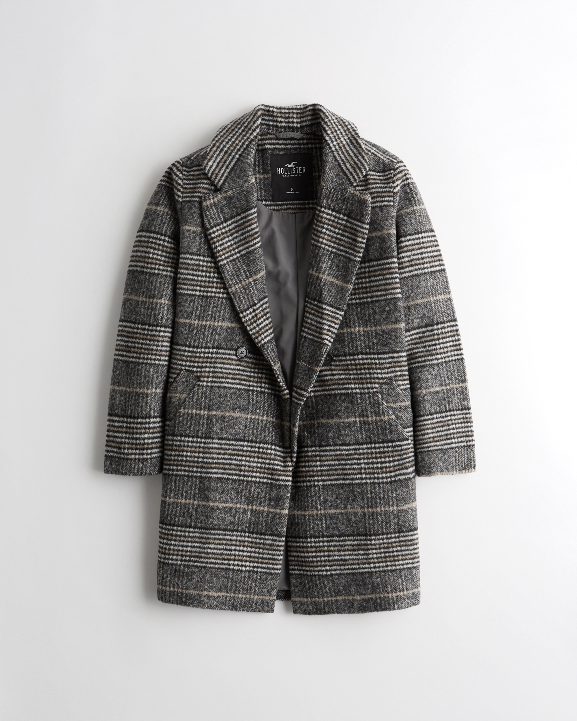 hollister wool coat