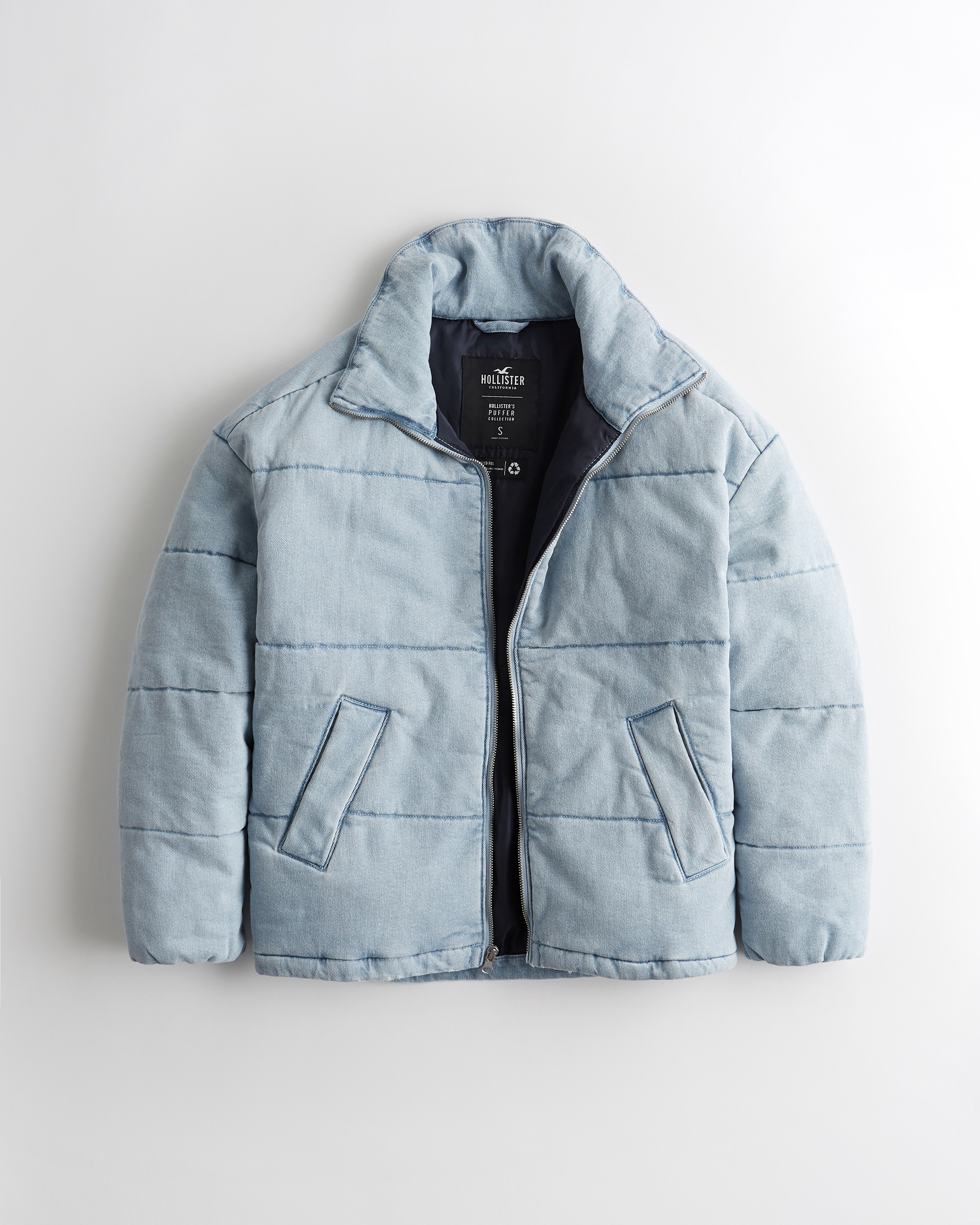 corduroy puffer jacket hollister