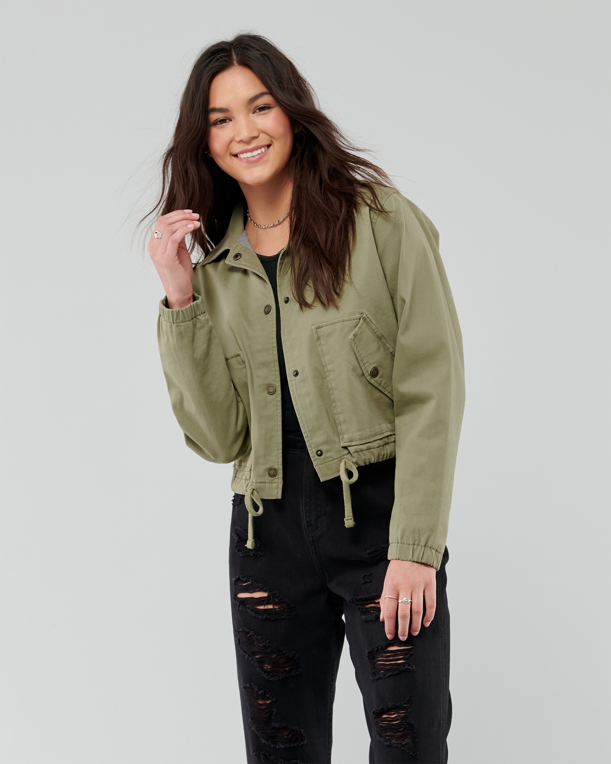 hollister teddy bear jacket