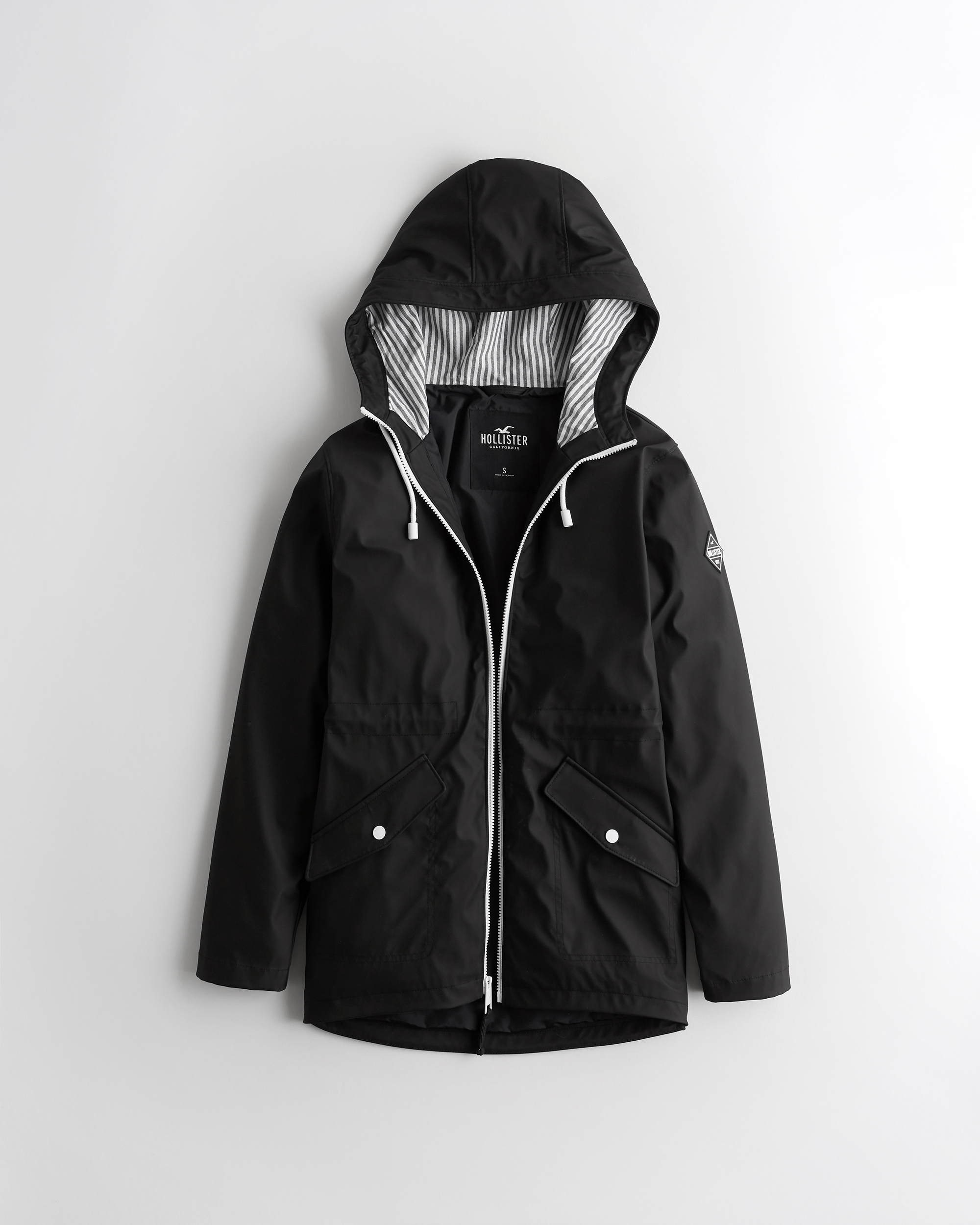 hollister rain jackets