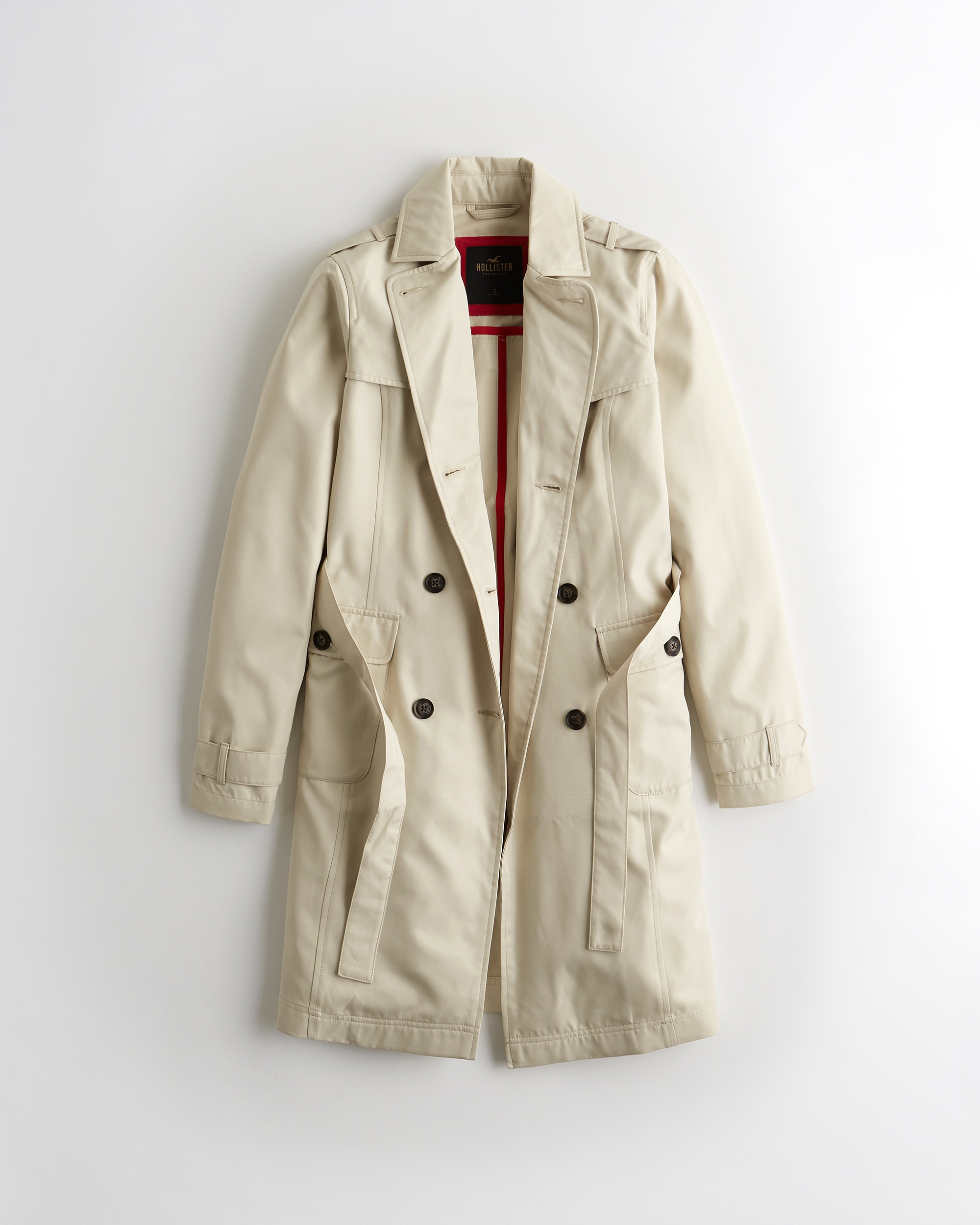 hollister long coat