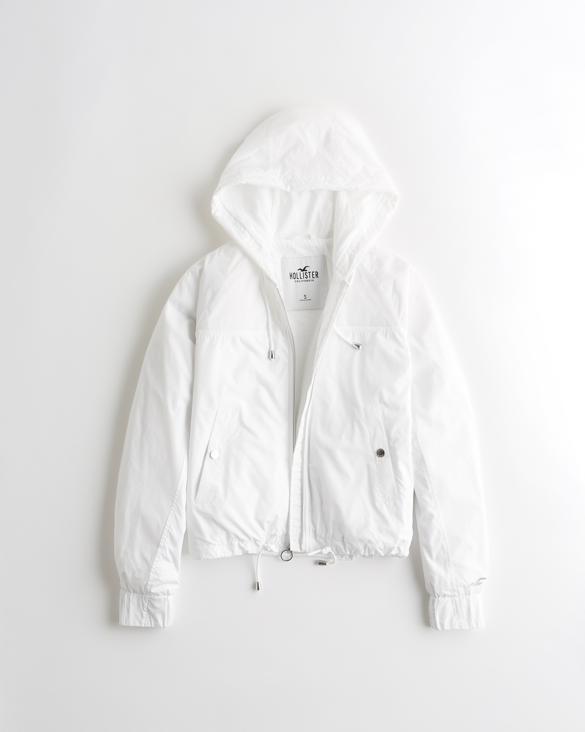 hollister white jacket