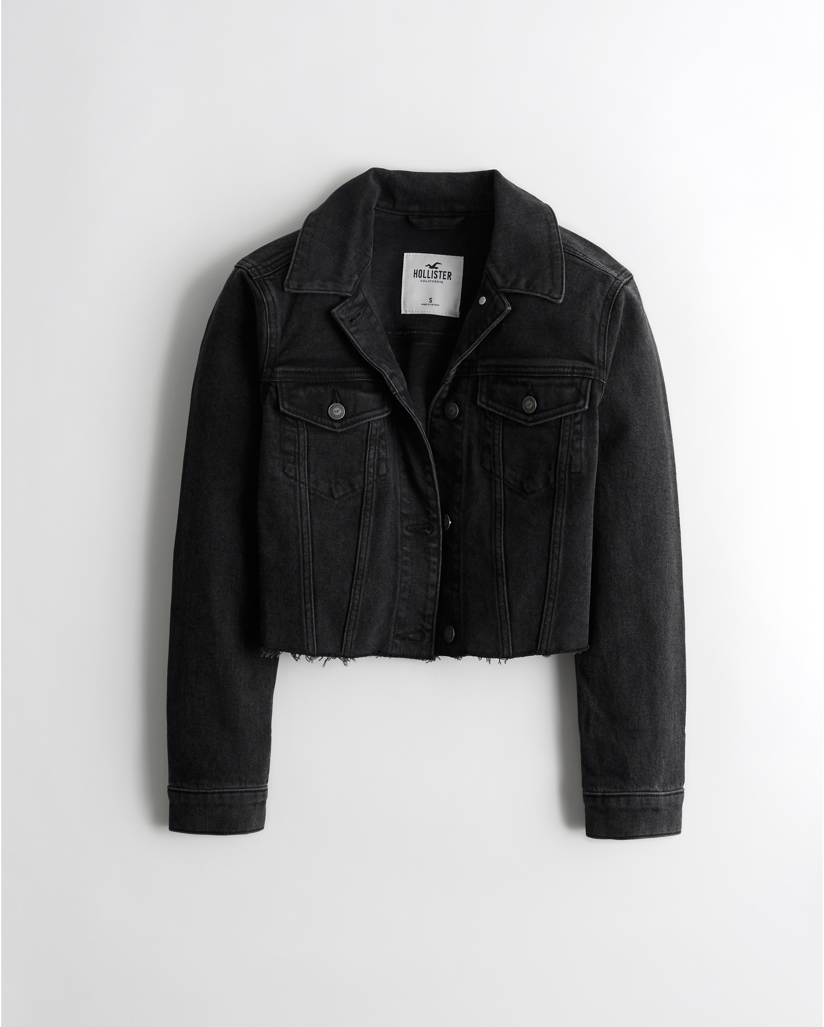 Hollister Crop Denim Jacket | Bramalea City Centre