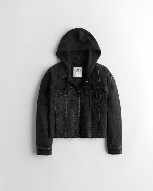 Men's Denim Sweatshirt Jacket Men's Sale, 56% OFF