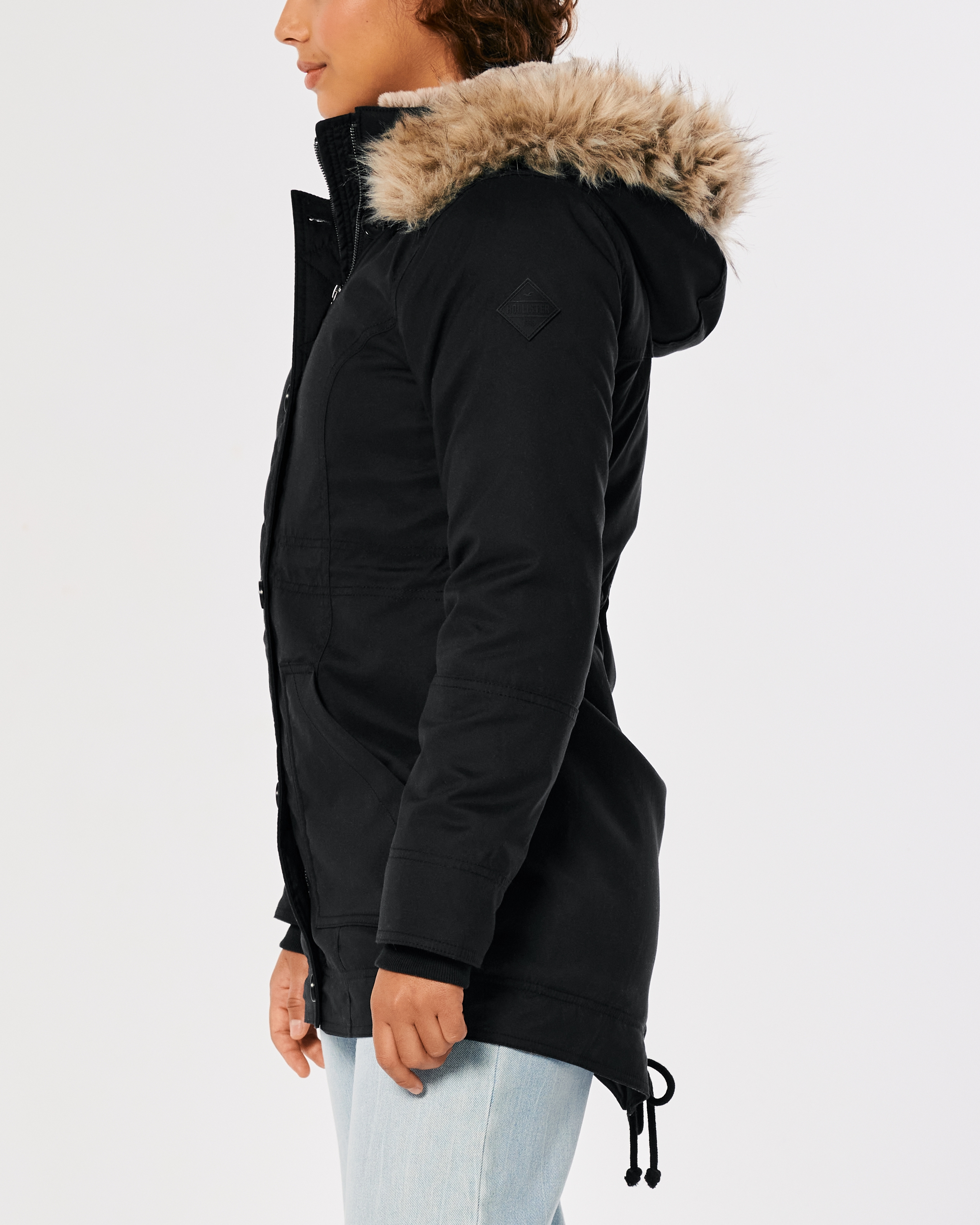 Hollister Faux Fur-Lined Cozy Parka