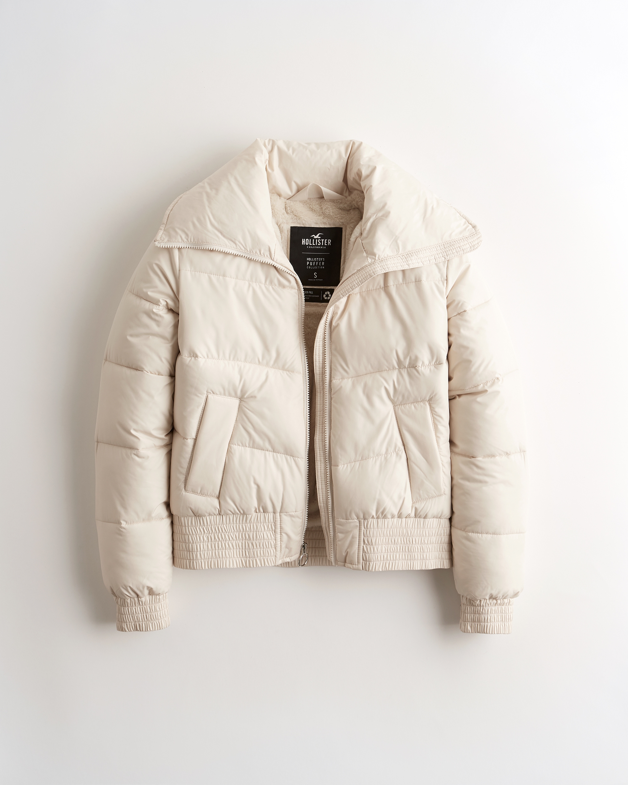 faux fur jacket hollister