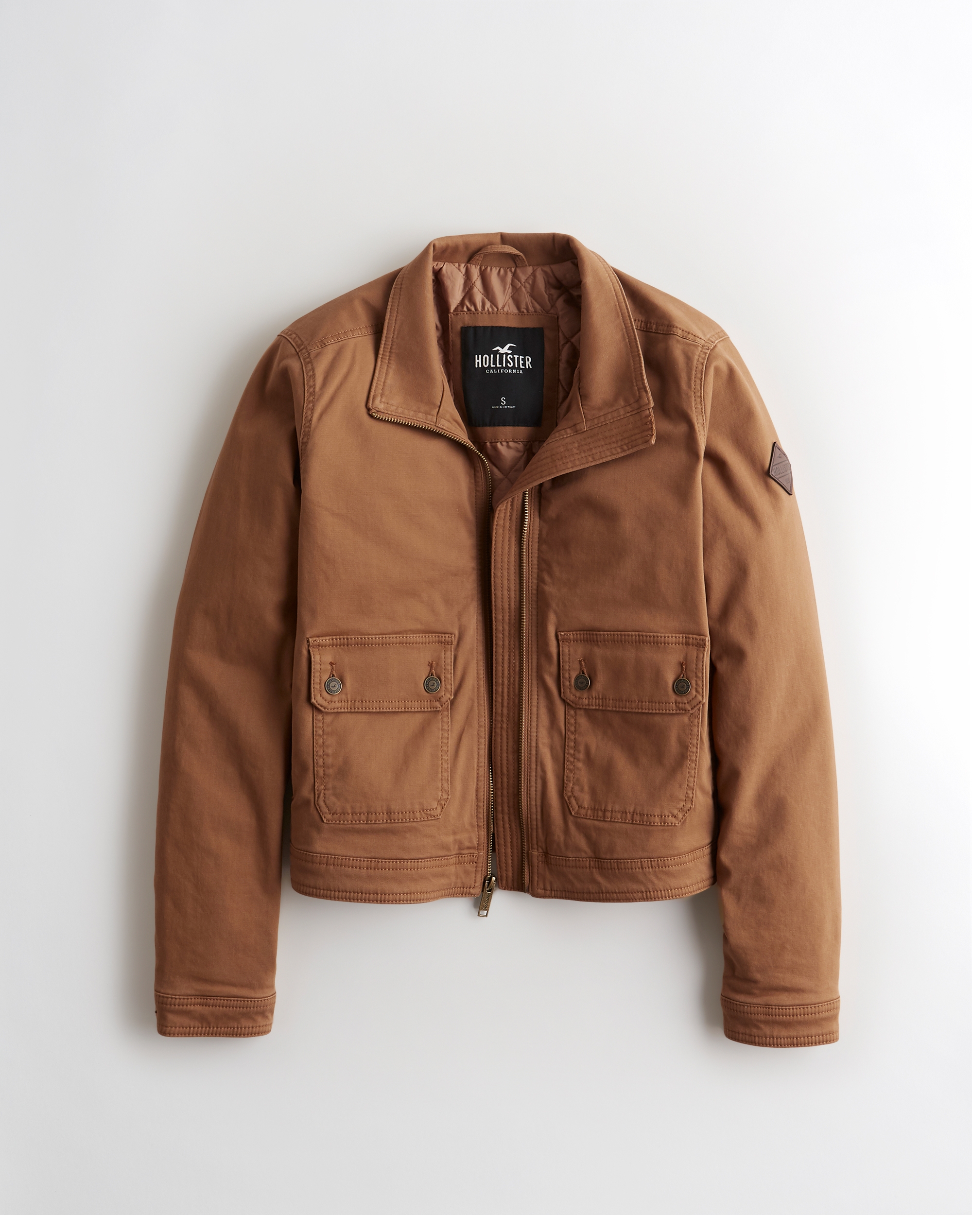 hollister twill jacket