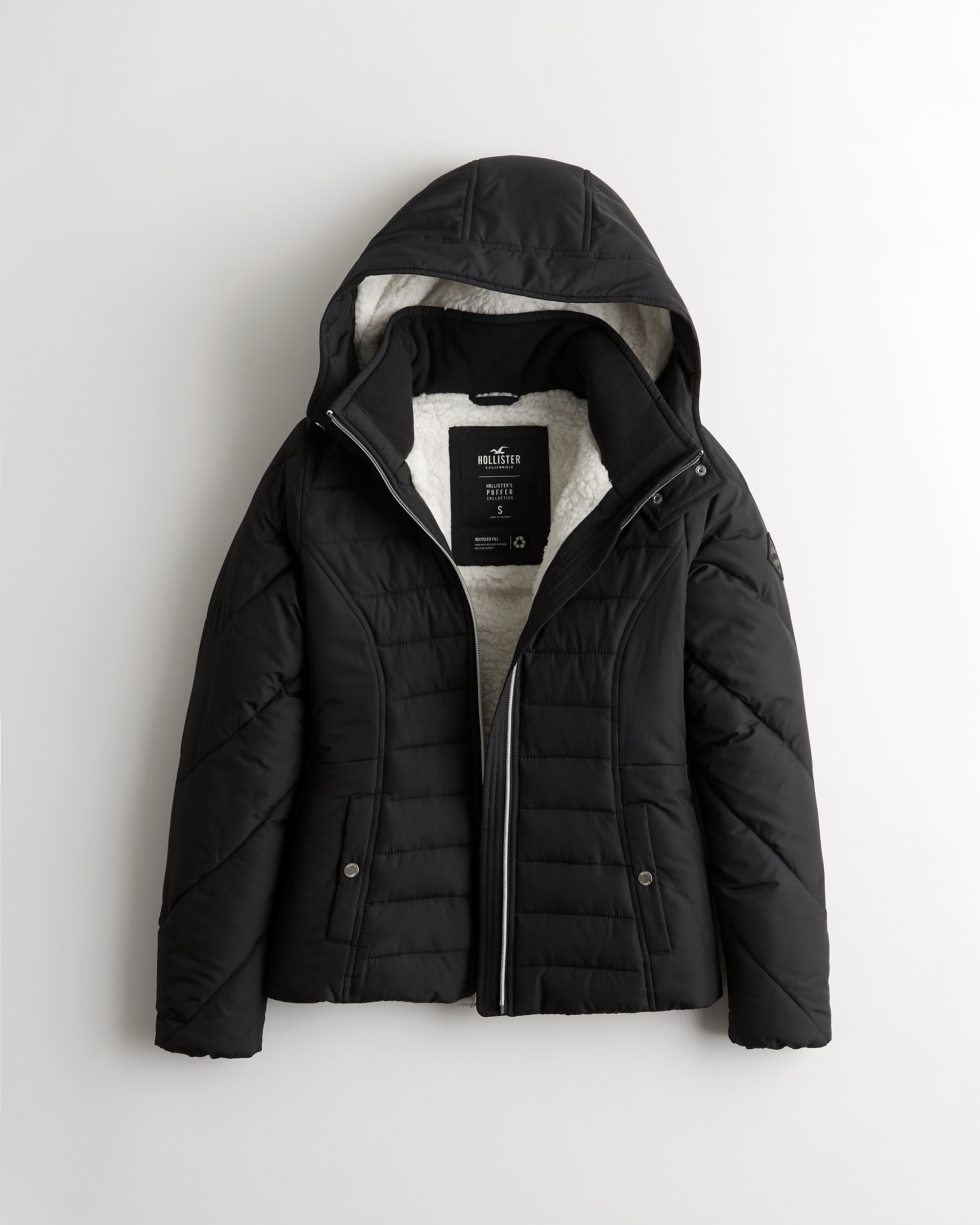 hollister sherpa jacket