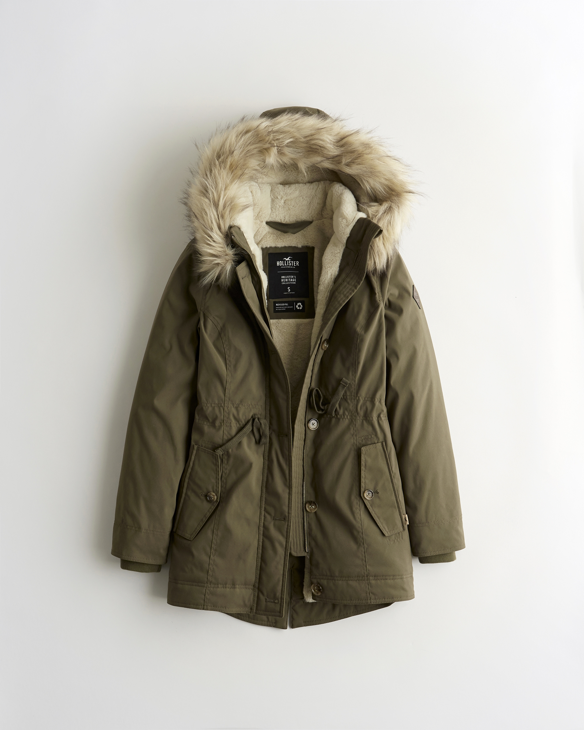 hollister teddy jacket