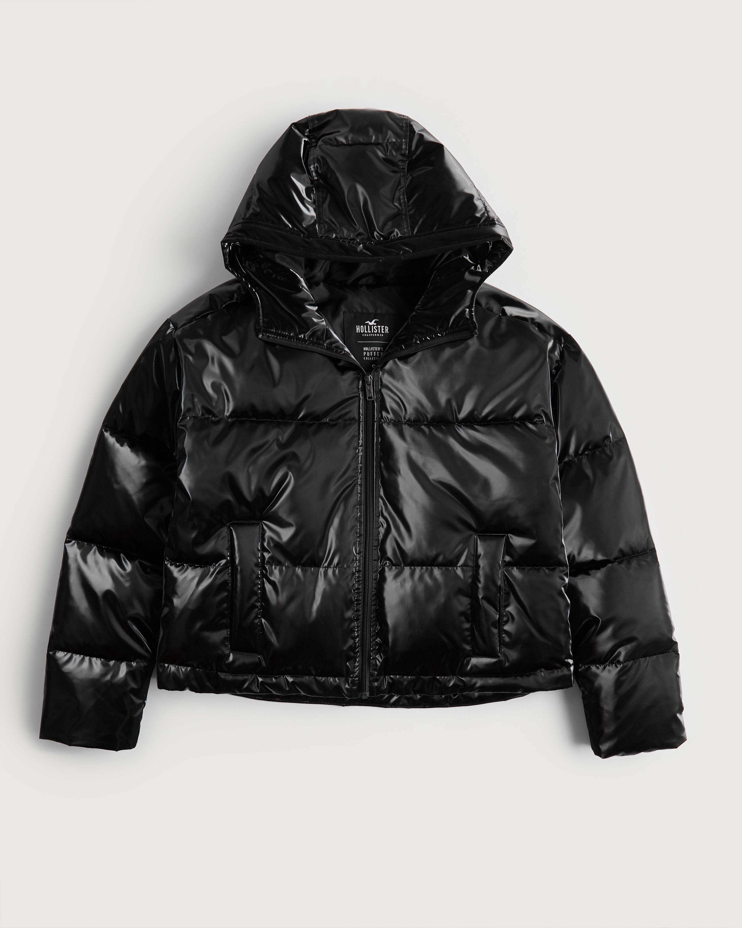 Black sales jacket hollister