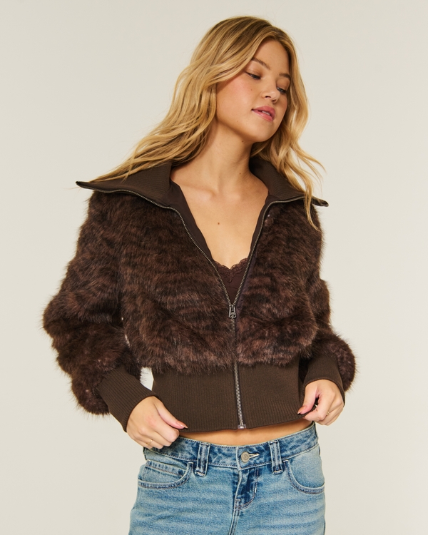 Faux Fur Jacket